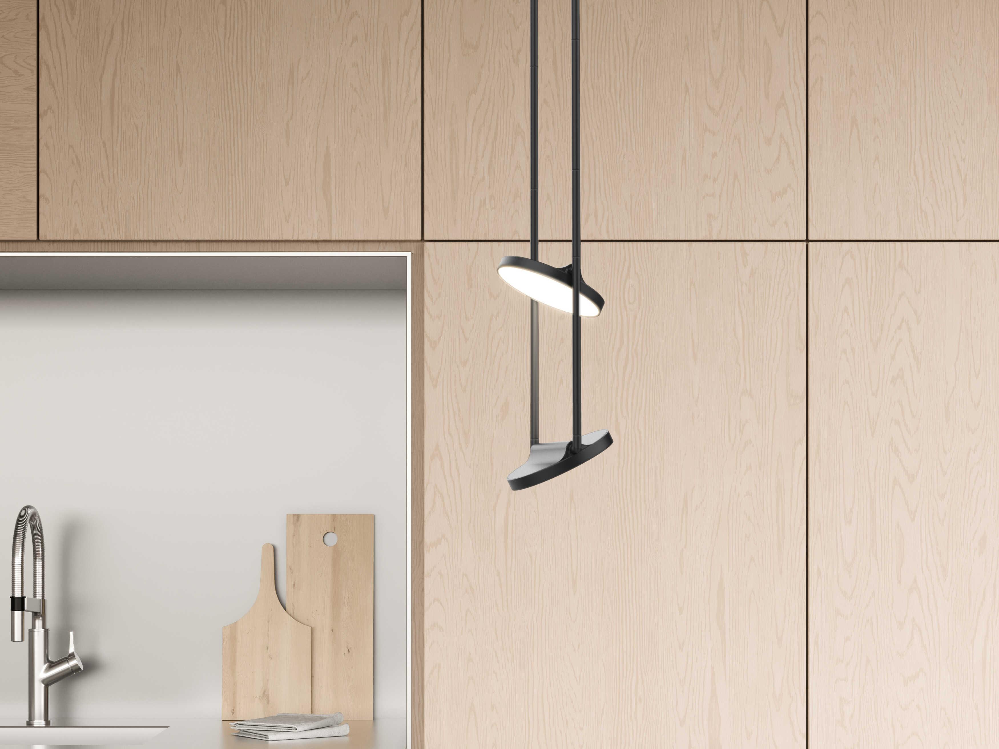 Kuzco Lighting Novel Black Round Mini Pendant