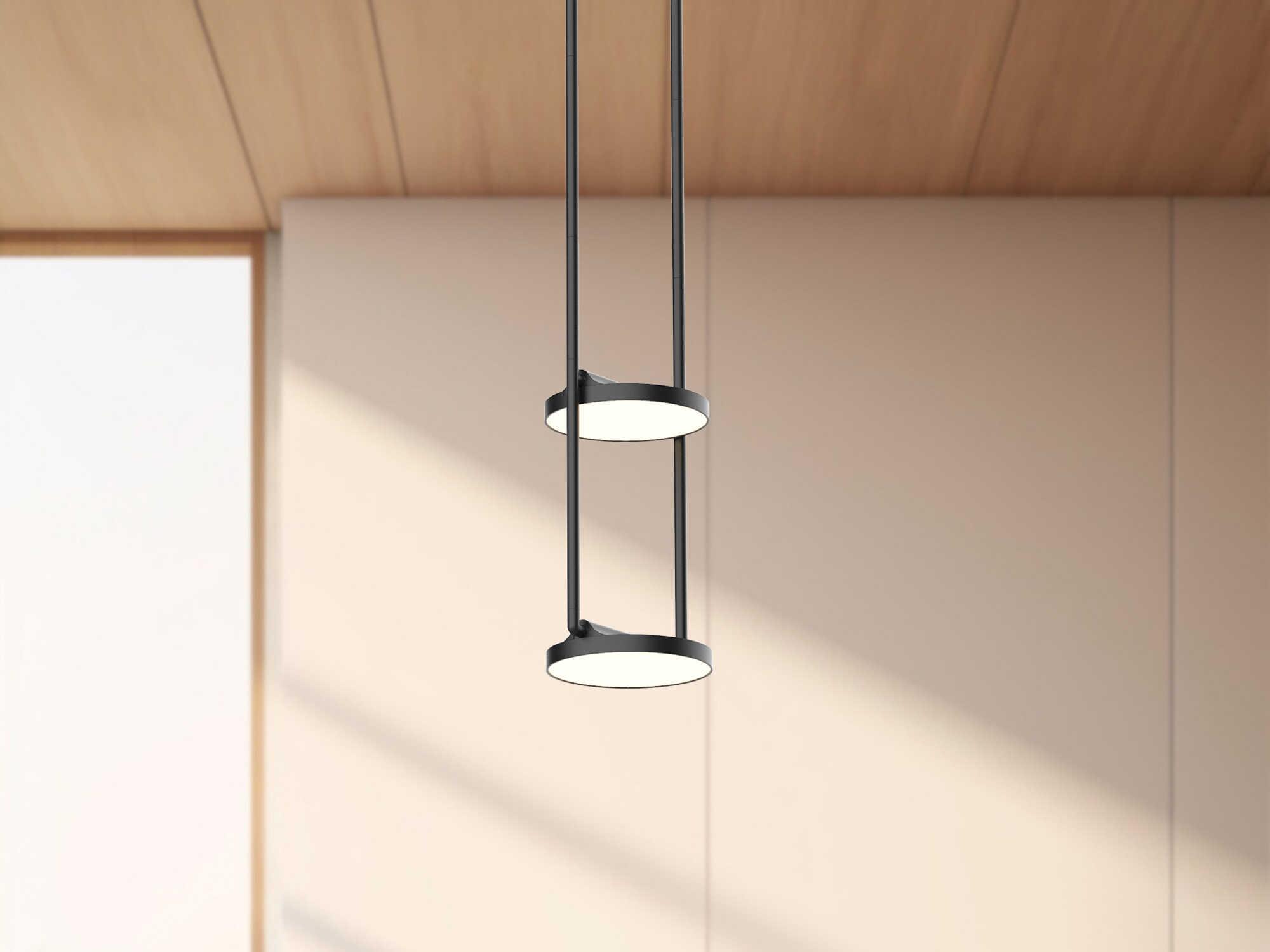 Kuzco Lighting Novel Black Round Mini Pendant