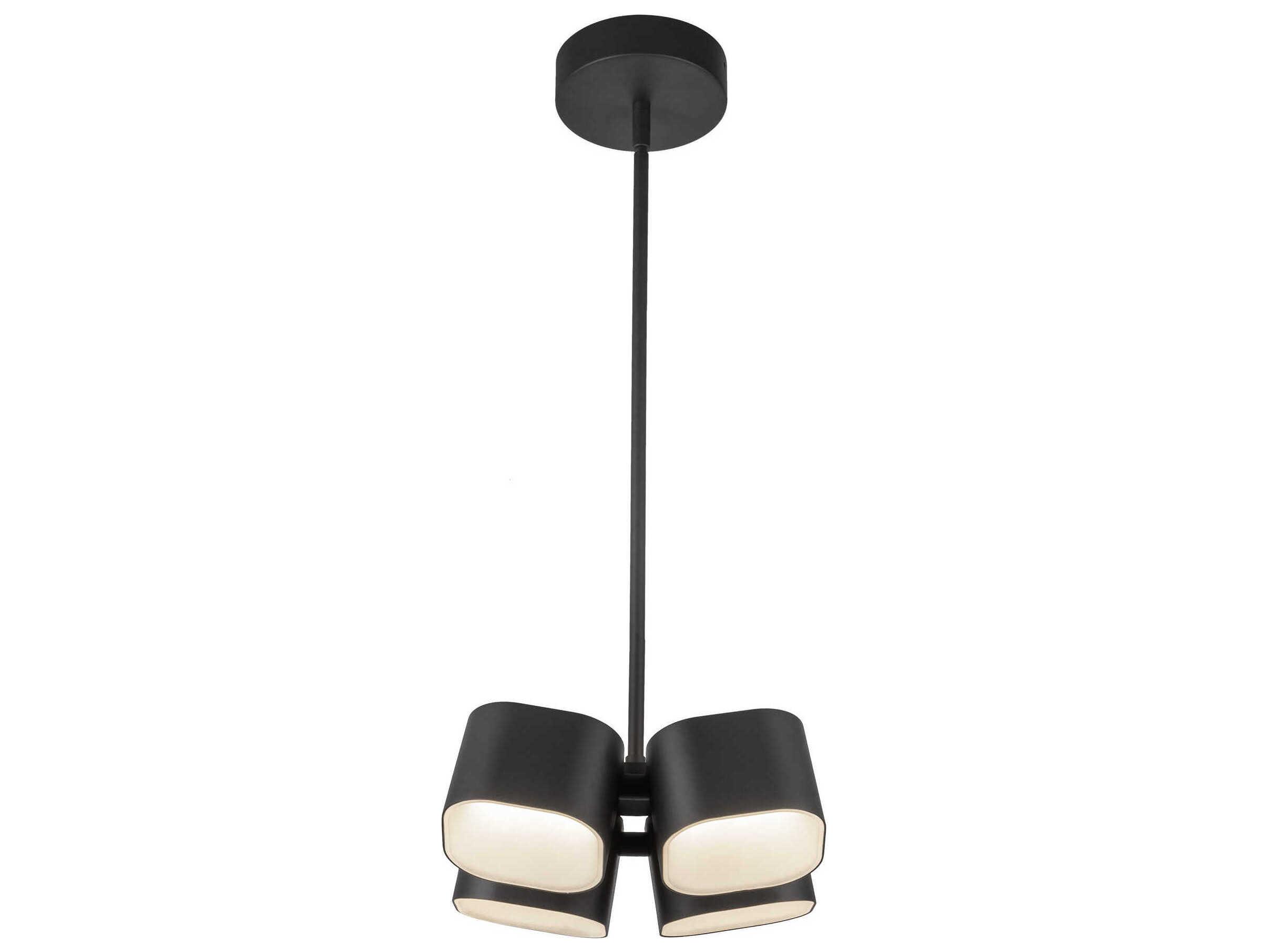 Kuzco Lighting Arena Black Geometric Pendant