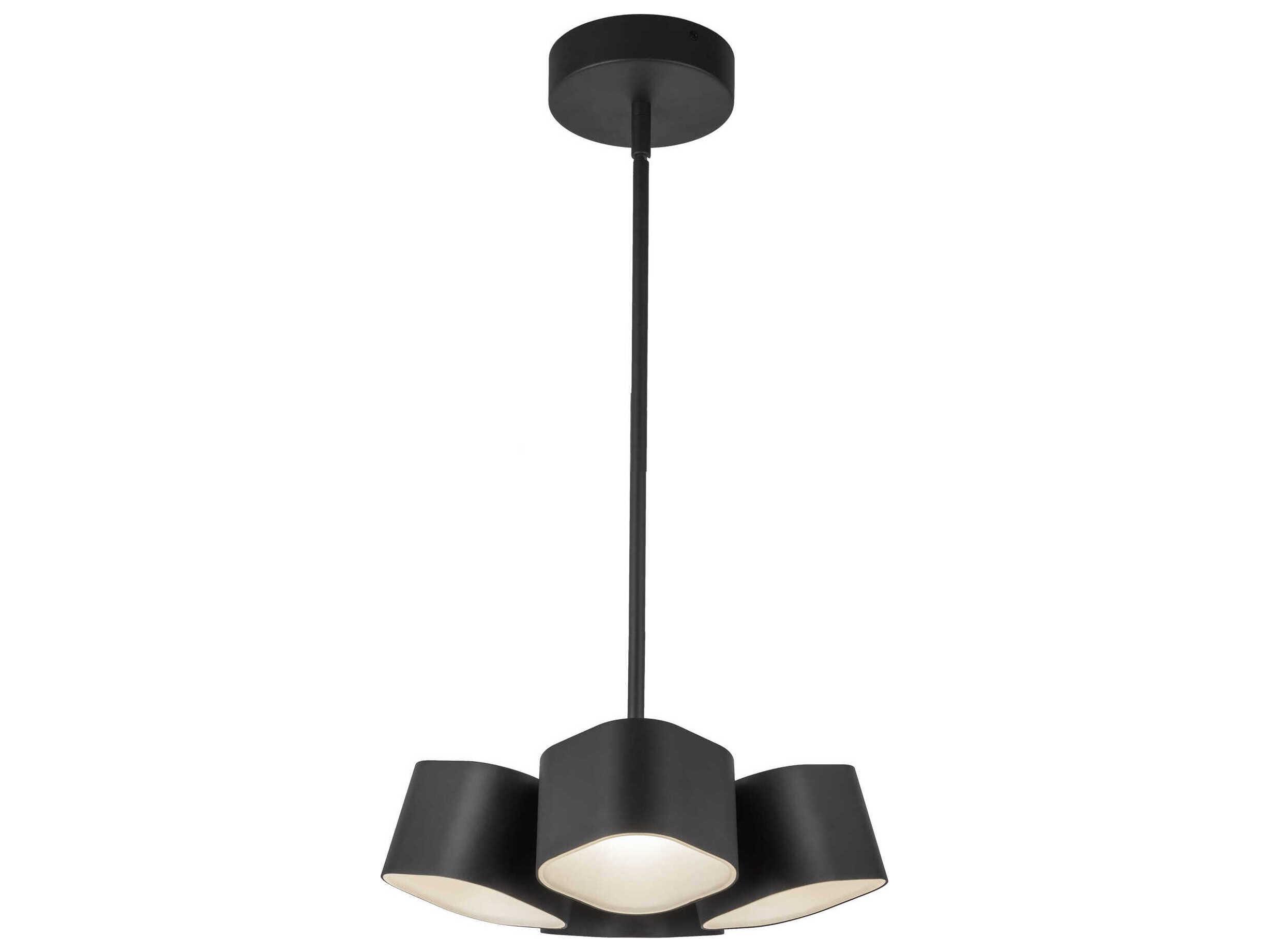 Kuzco Lighting Arena Black Geometric Pendant