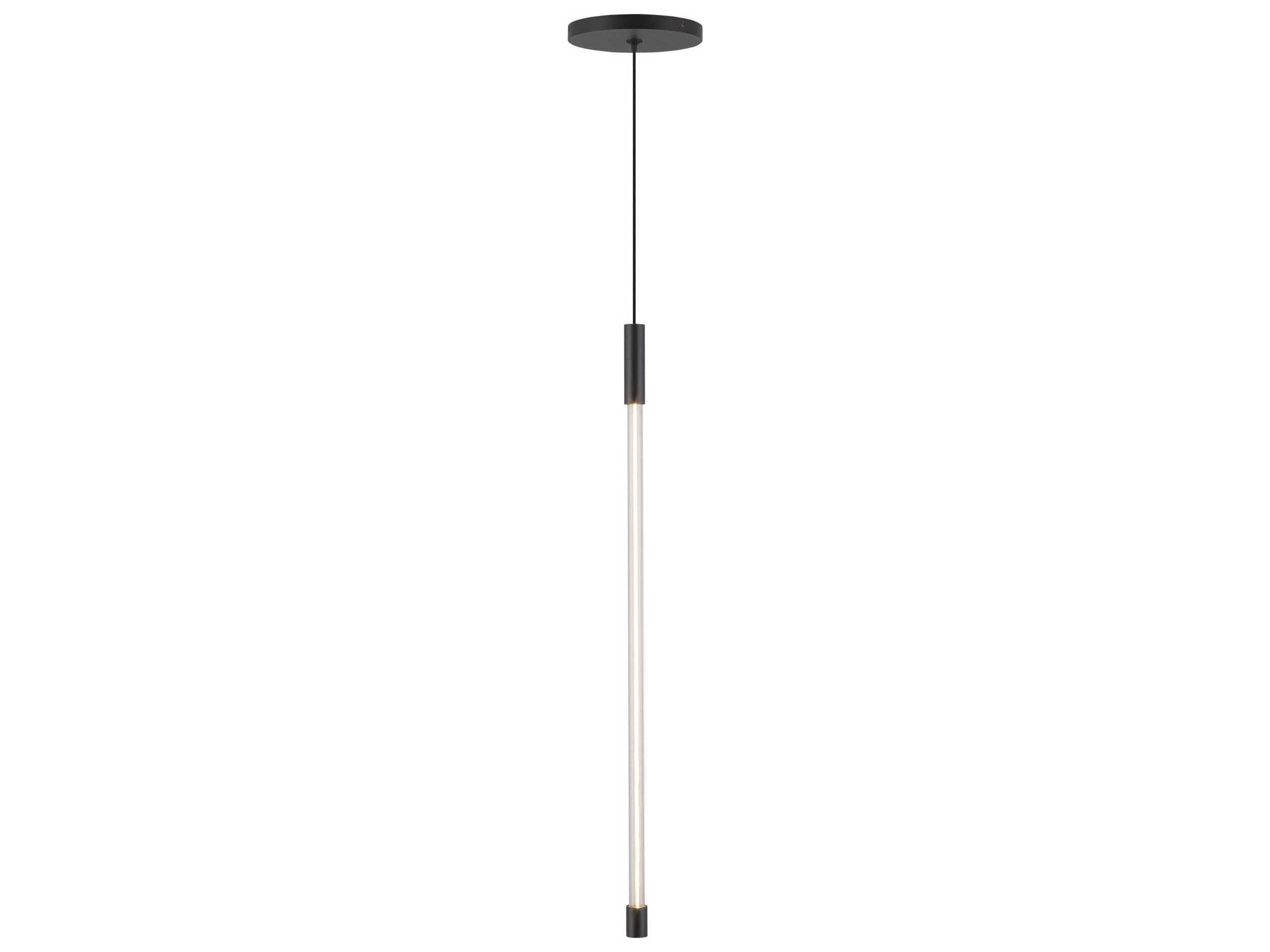 Kuzco Lighting Motif Black Linear Mini Pendant