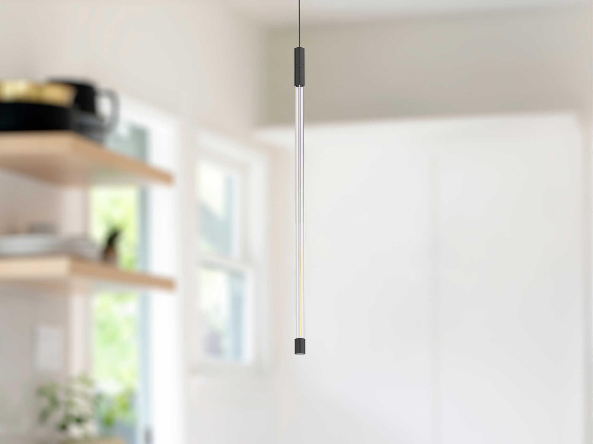 Kuzco Lighting Motif Black Linear Mini Pendant