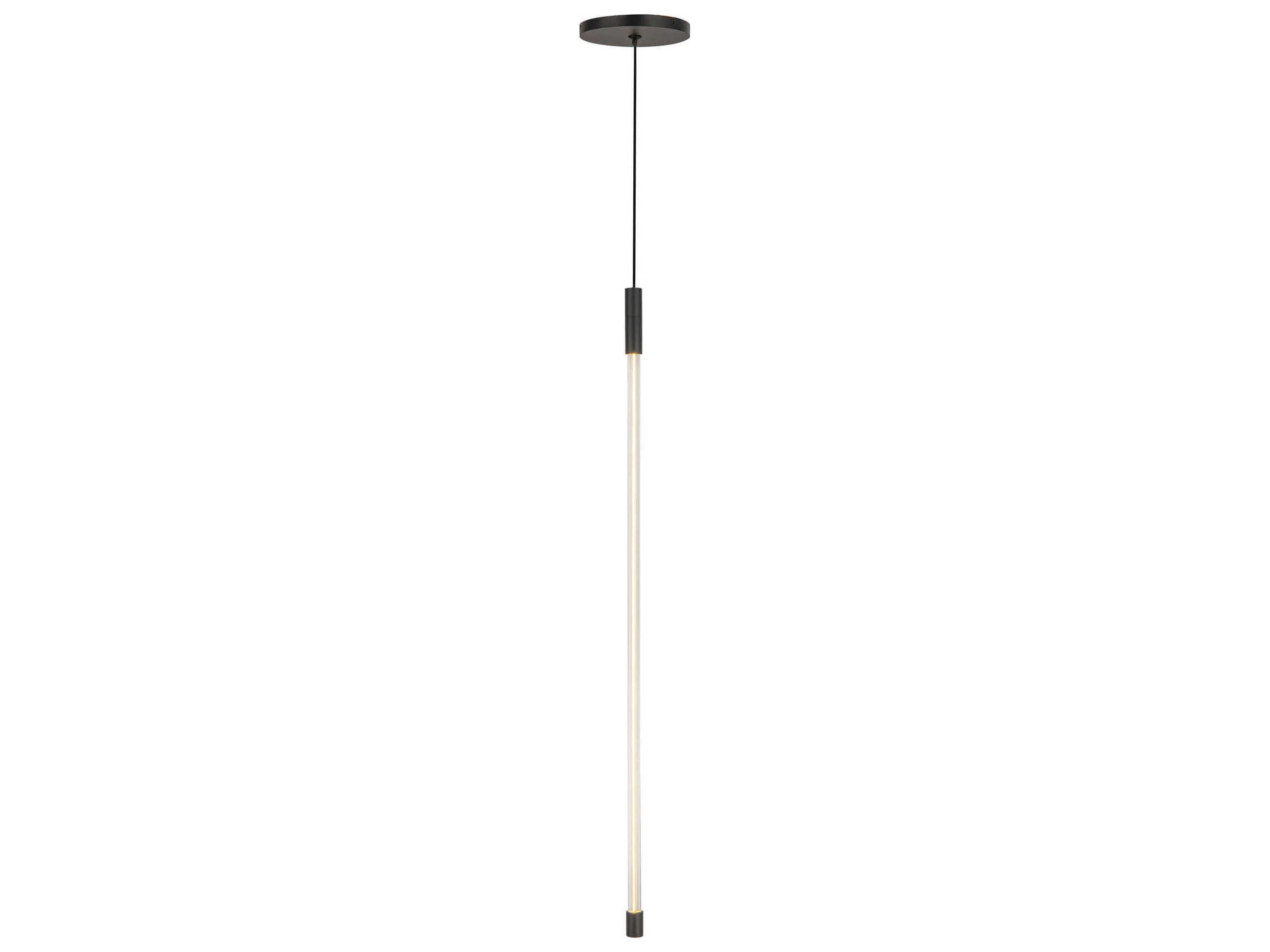 Kuzco Lighting Motif Black Linear Mini Pendant