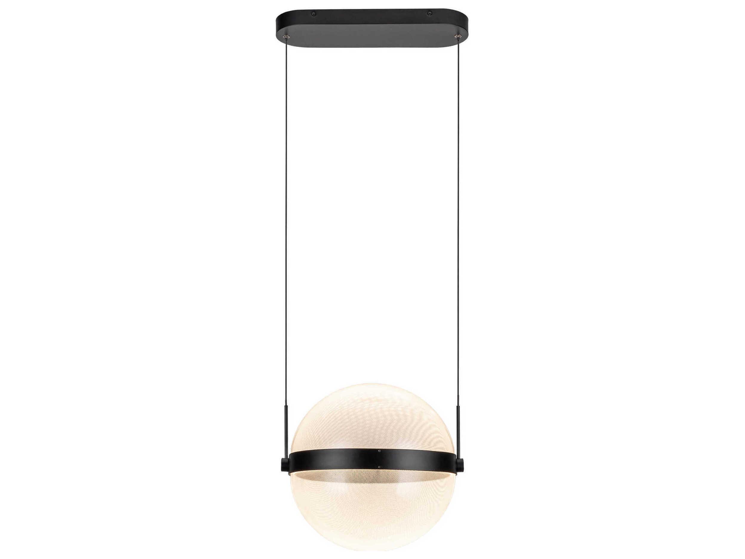 Kuzco Lighting Pisces Black Globe Mini Pendant