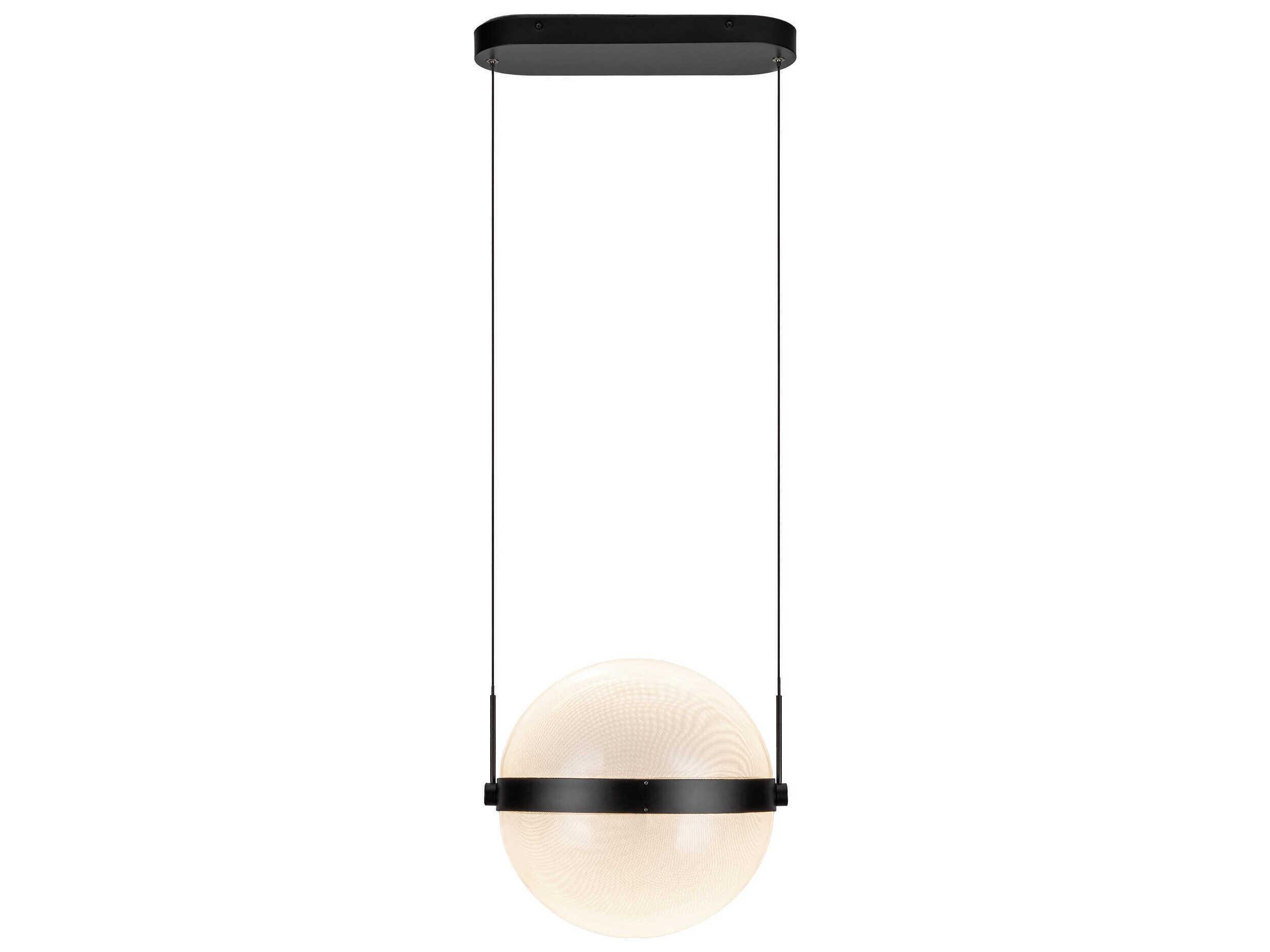 Kuzco Lighting Pisces Black Globe Mini Pendant