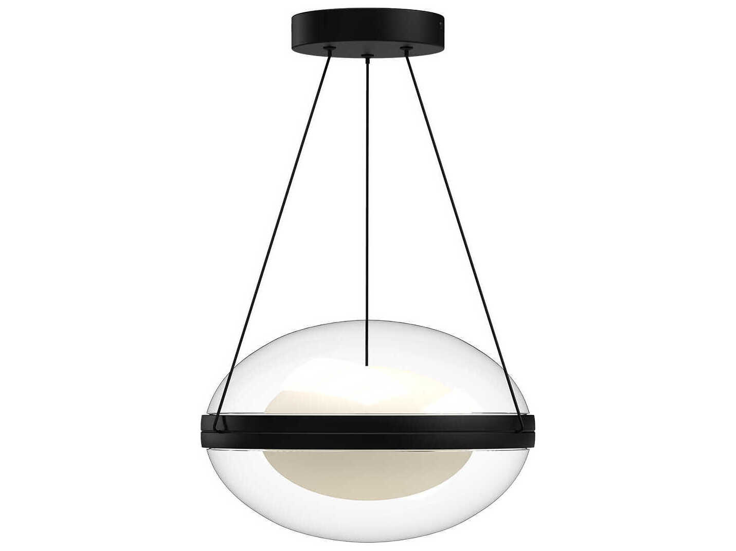 Kuzco Lighting Virgo Black Globe Mini Pendant