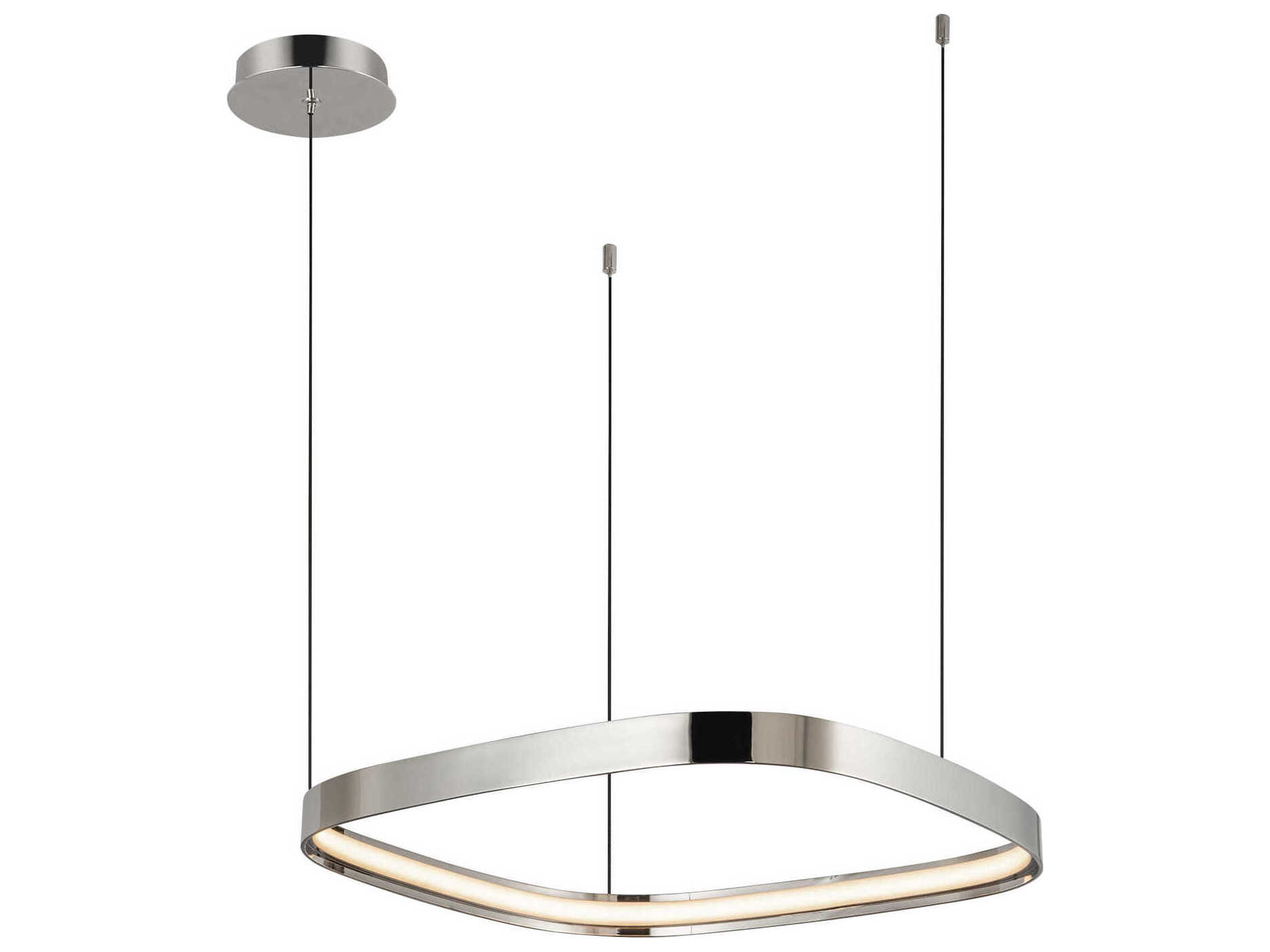 Kuzco Lighting Yukon Polished Nickel Pendant