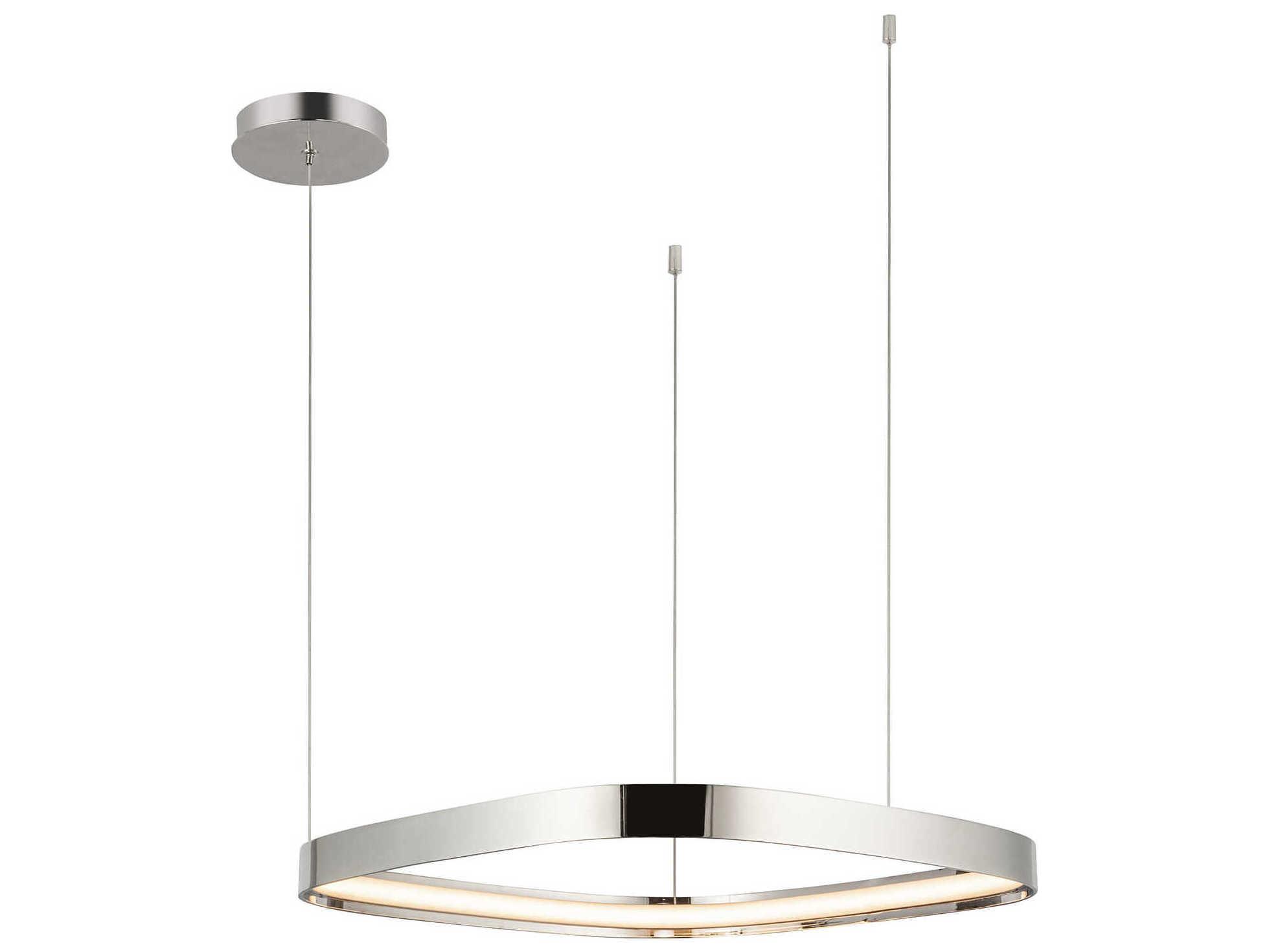 Kuzco Lighting Yukon Polished Nickel Pendant