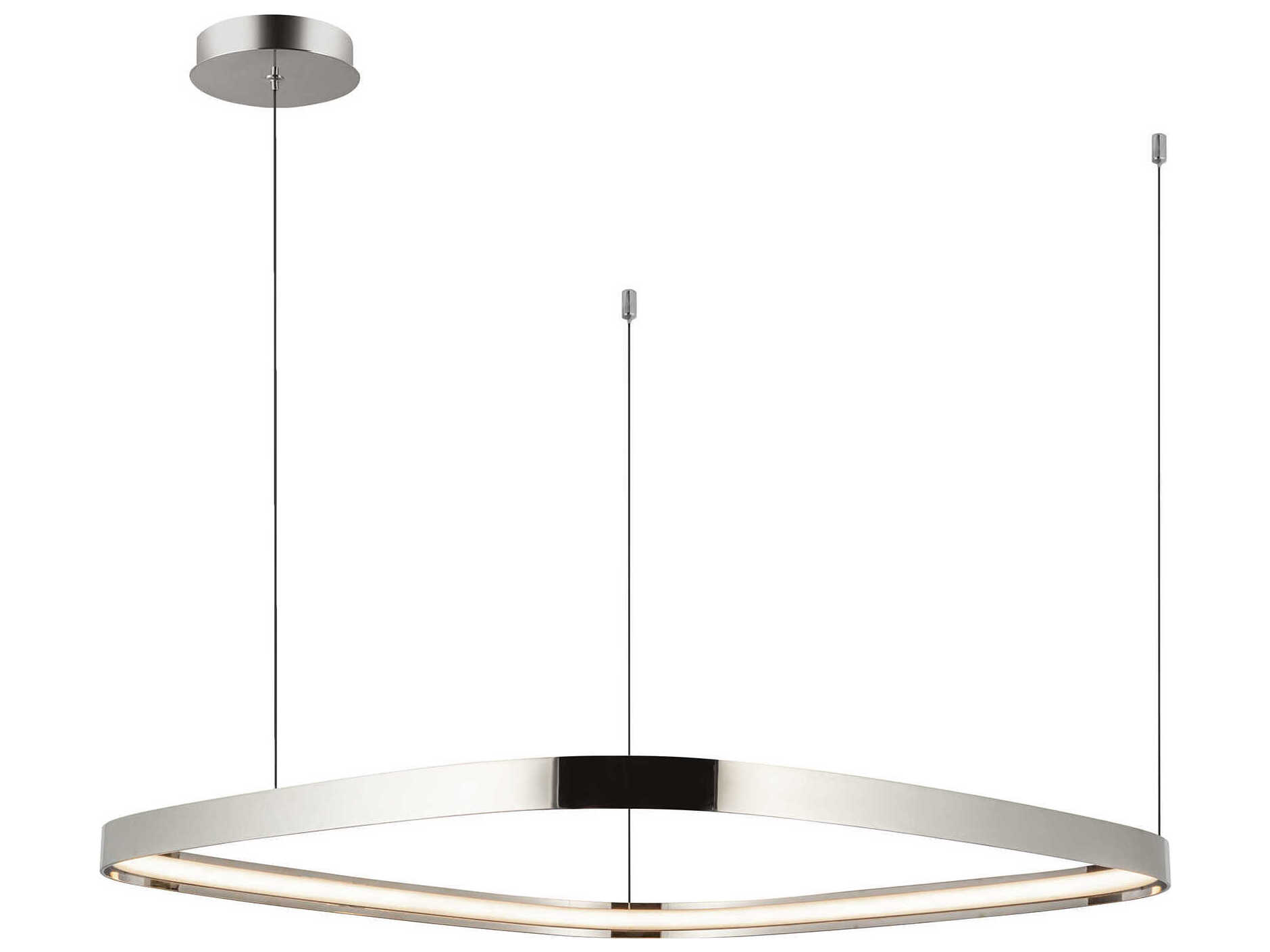 Kuzco Lighting Yukon Polished Nickel Pendant