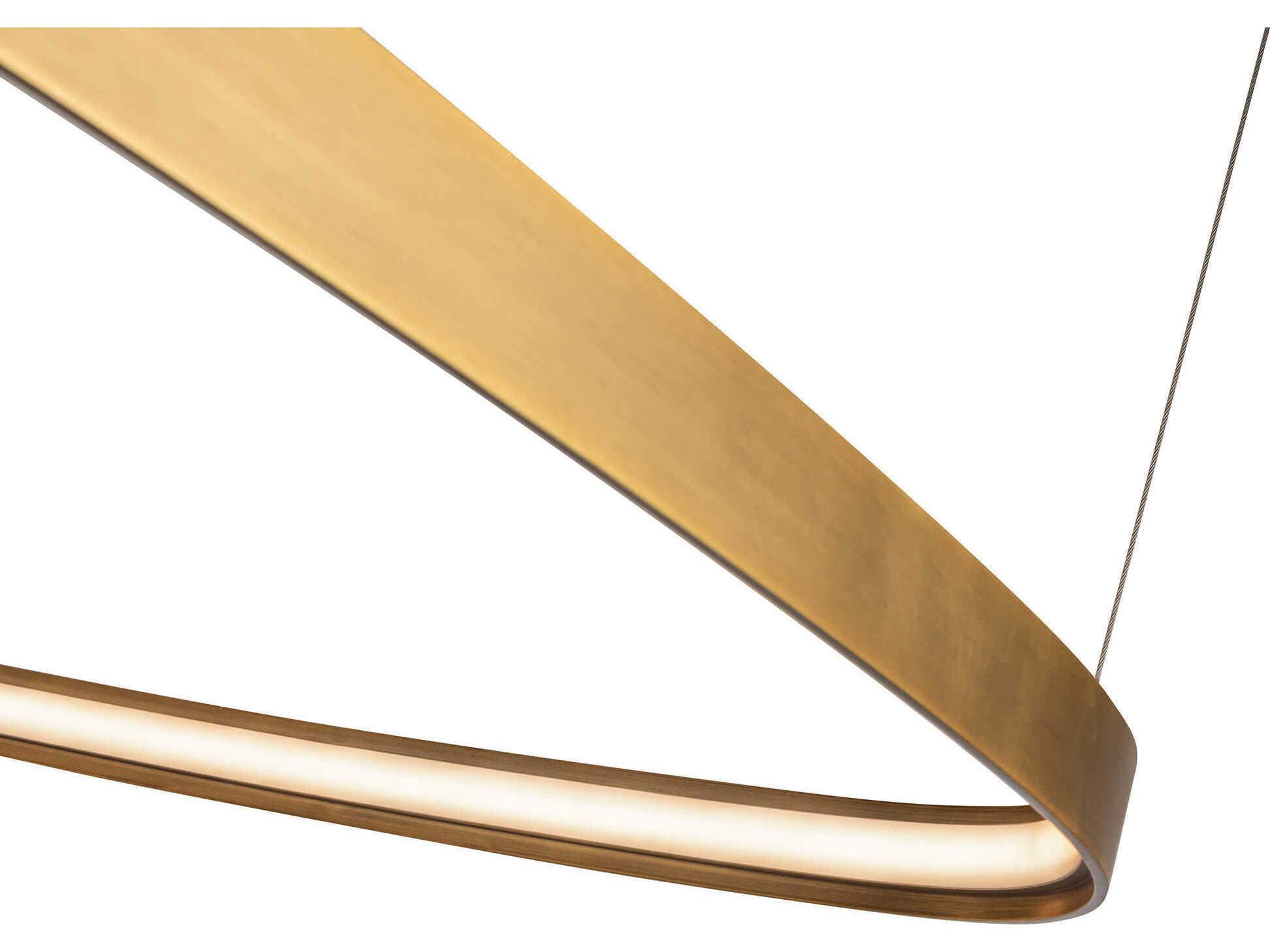 Kuzco Lighting Yukon Vintage Brass Pendant