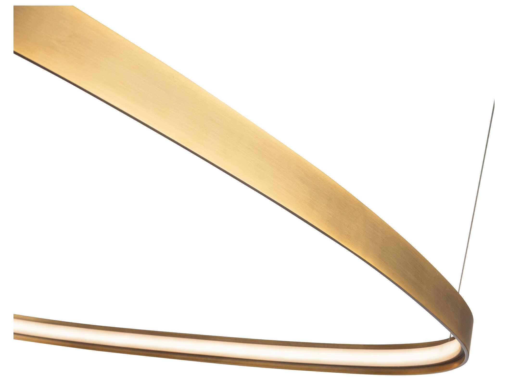 Kuzco Lighting Yukon Vintage Brass Pendant