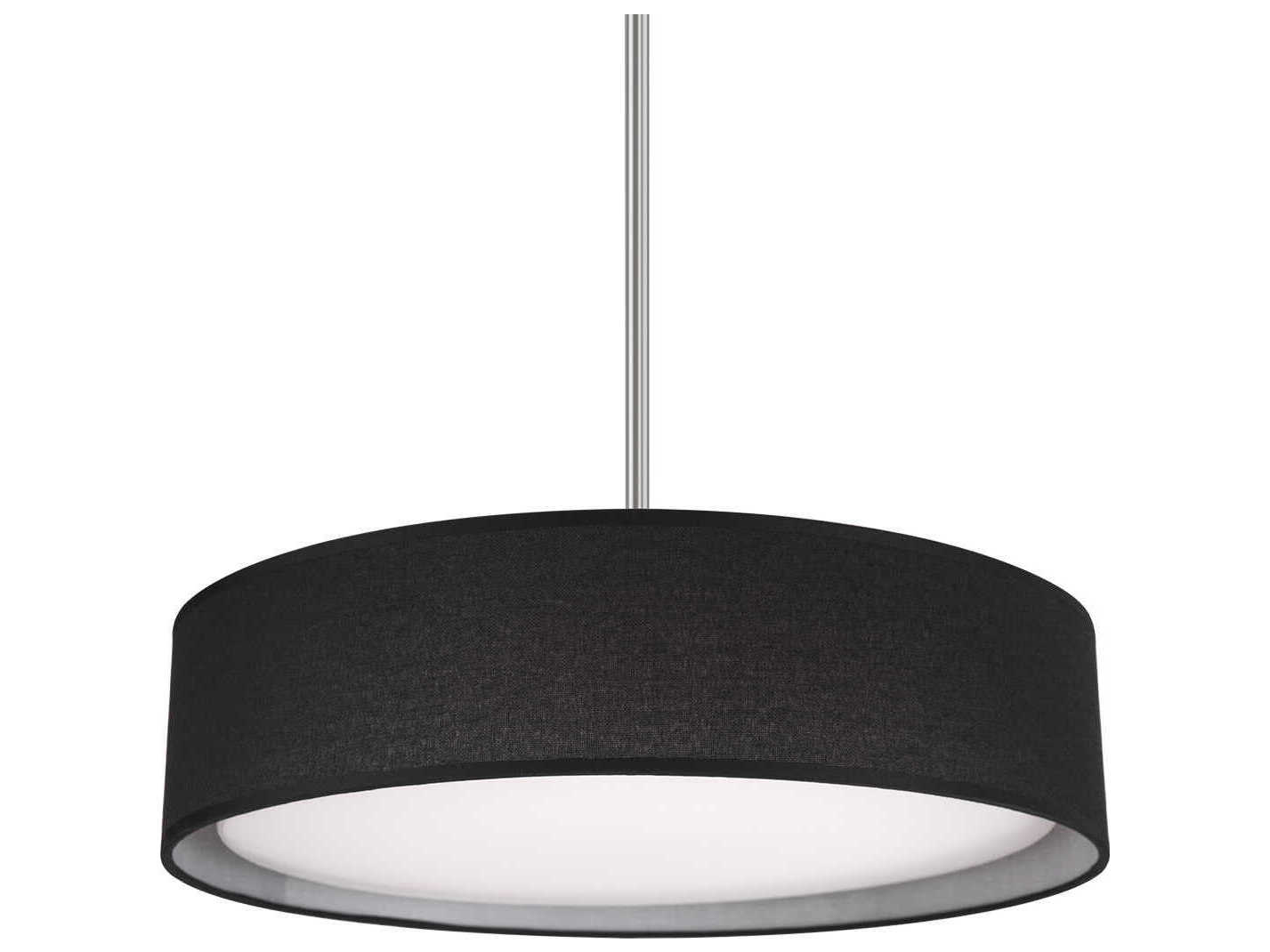 Kuzco Lighting Dalton Black Drum Pendant