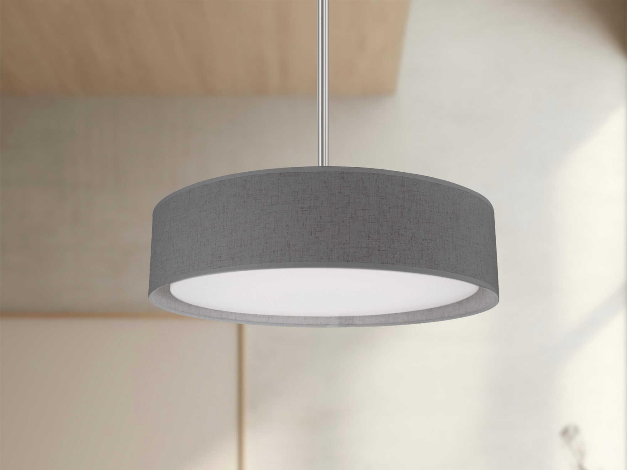 Kuzco Lighting Dalton Gray Drum Pendant