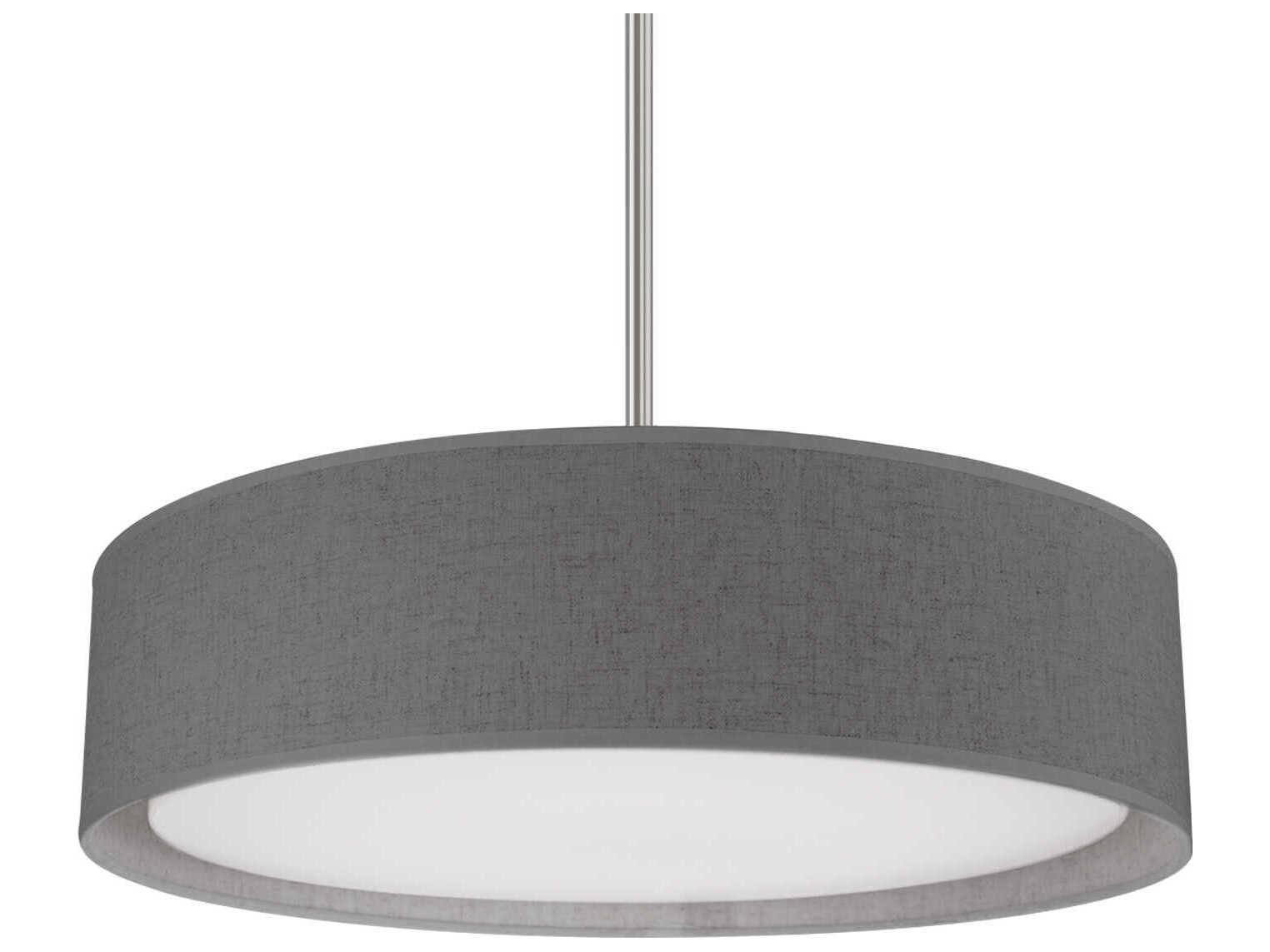 Kuzco Lighting Dalton Gray Drum Pendant