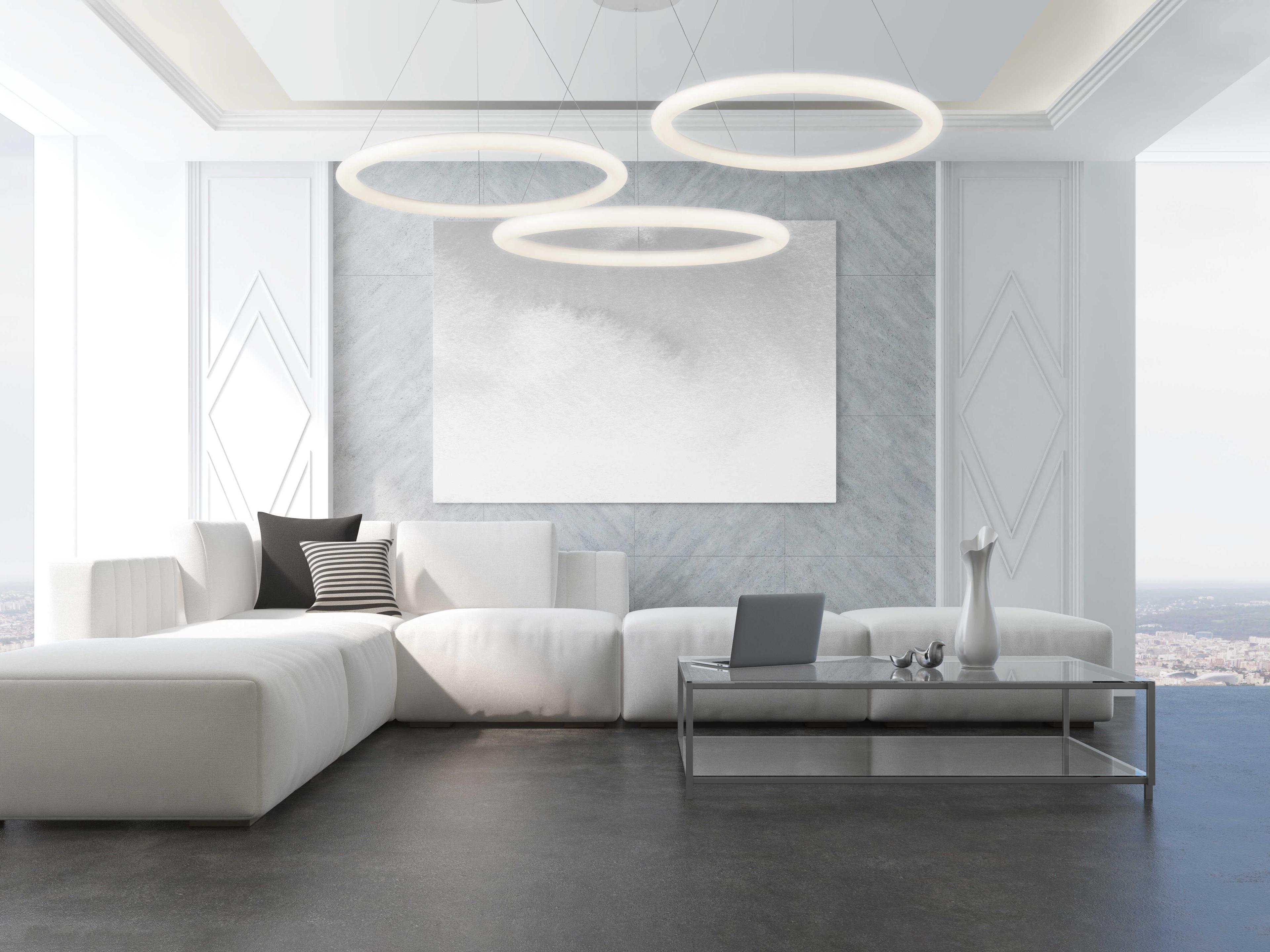 Kuzco Lighting Cumulus Minor White Round Pendant