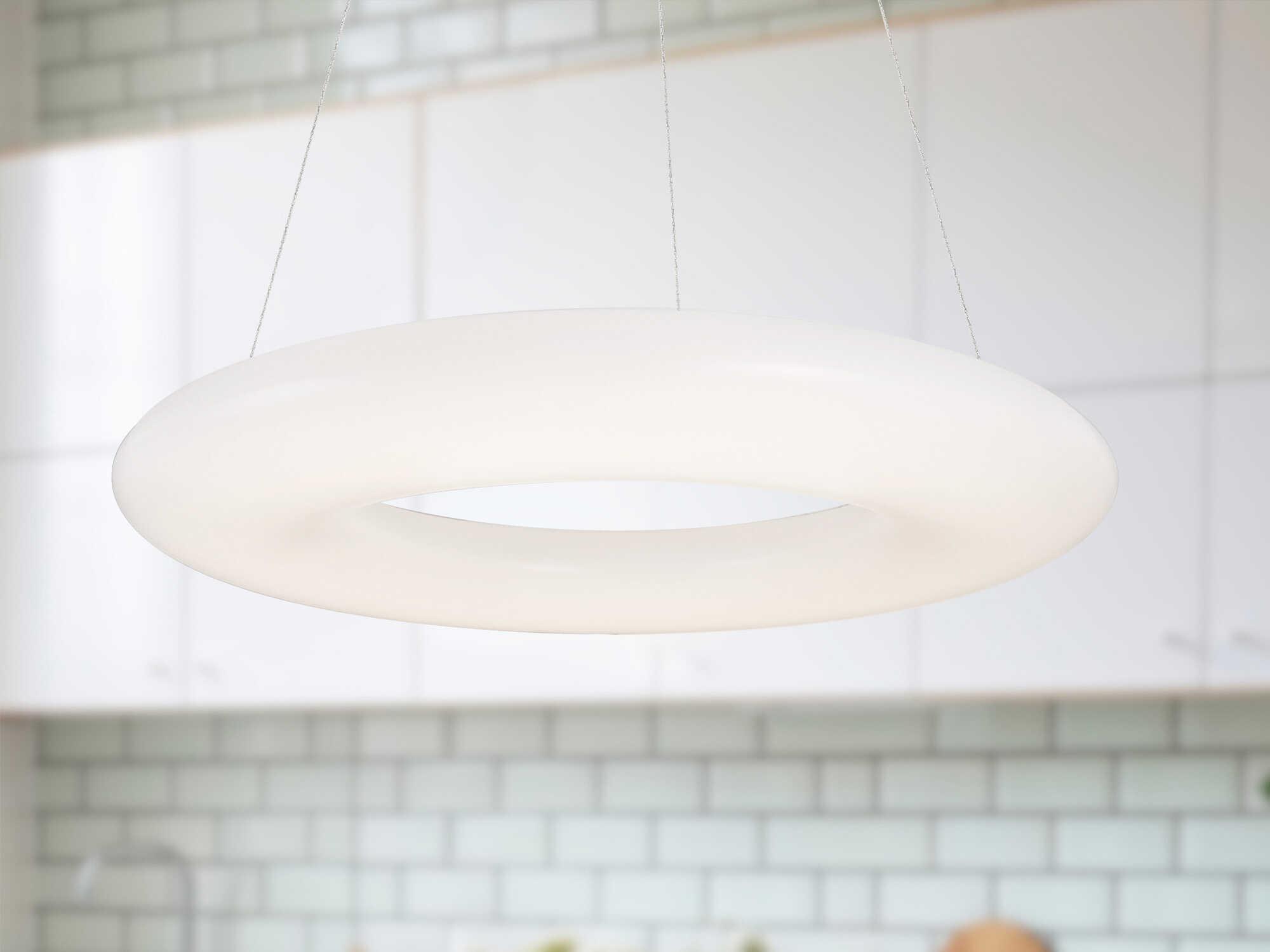 Kuzco Lighting Cumulus White Round Pendant