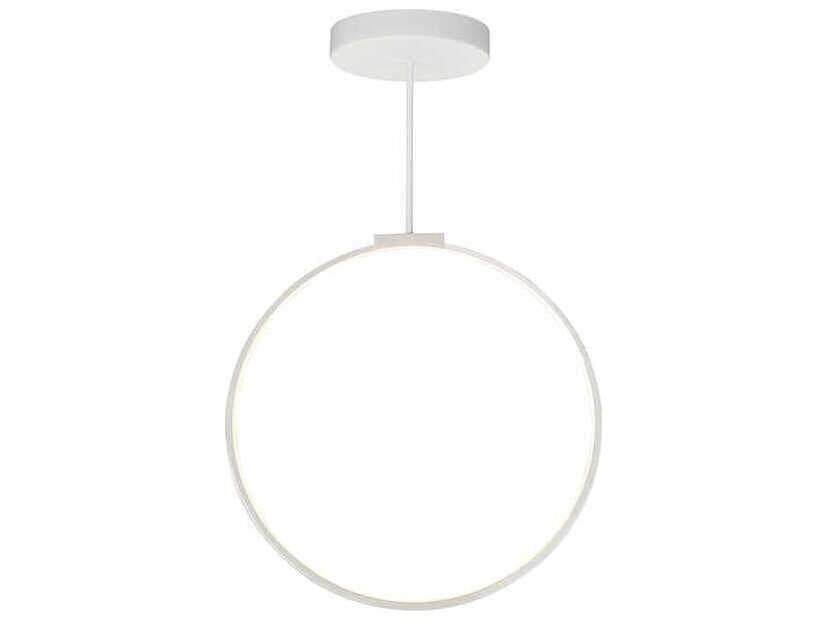 Kuzco Lighting Cirque White Round Island Pendant
