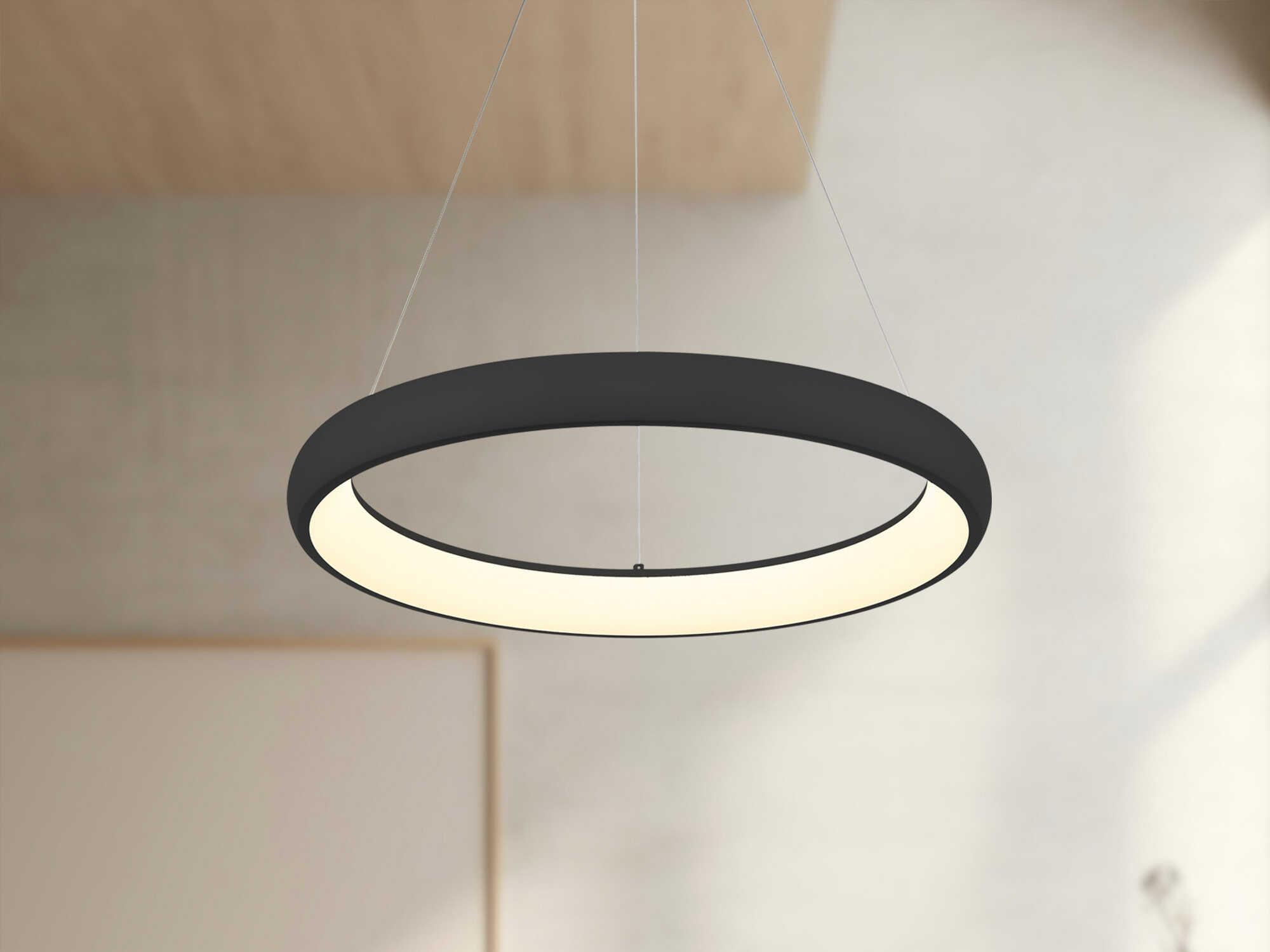 Kuzco Lighting Cortana Black Round Pendant