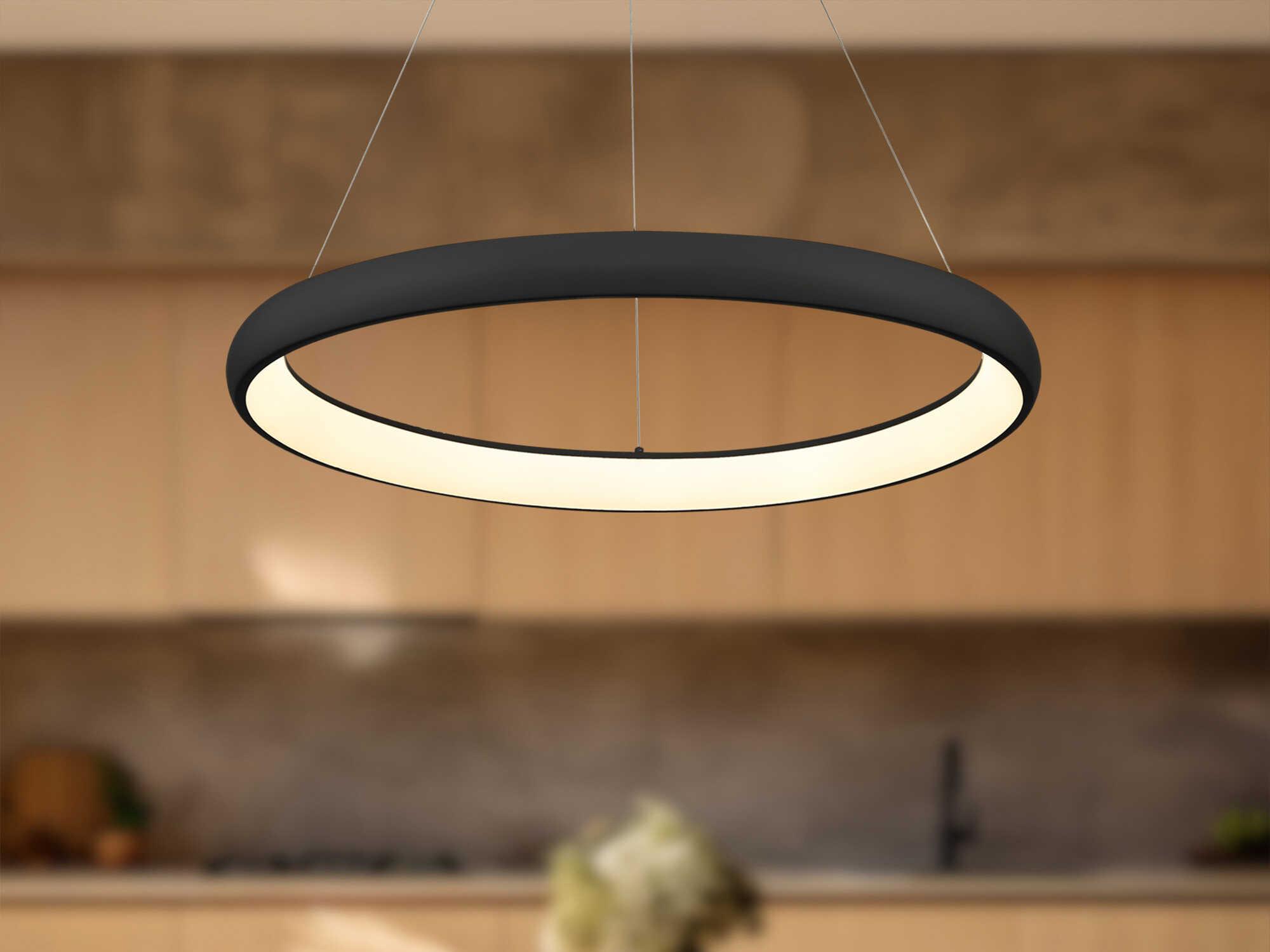 Kuzco Lighting Cortana Black Round Pendant