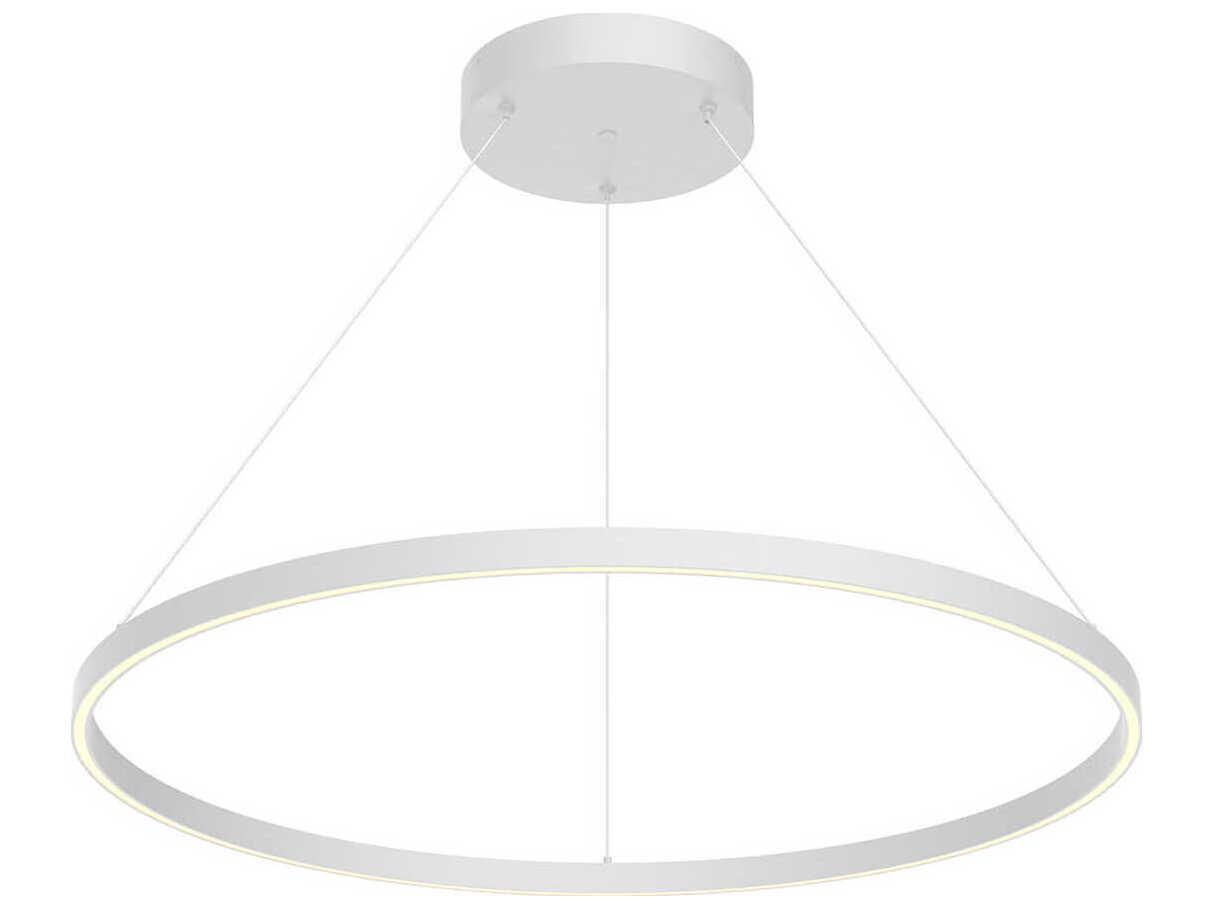 Kuzco Lighting Cerchio White Round Pendant