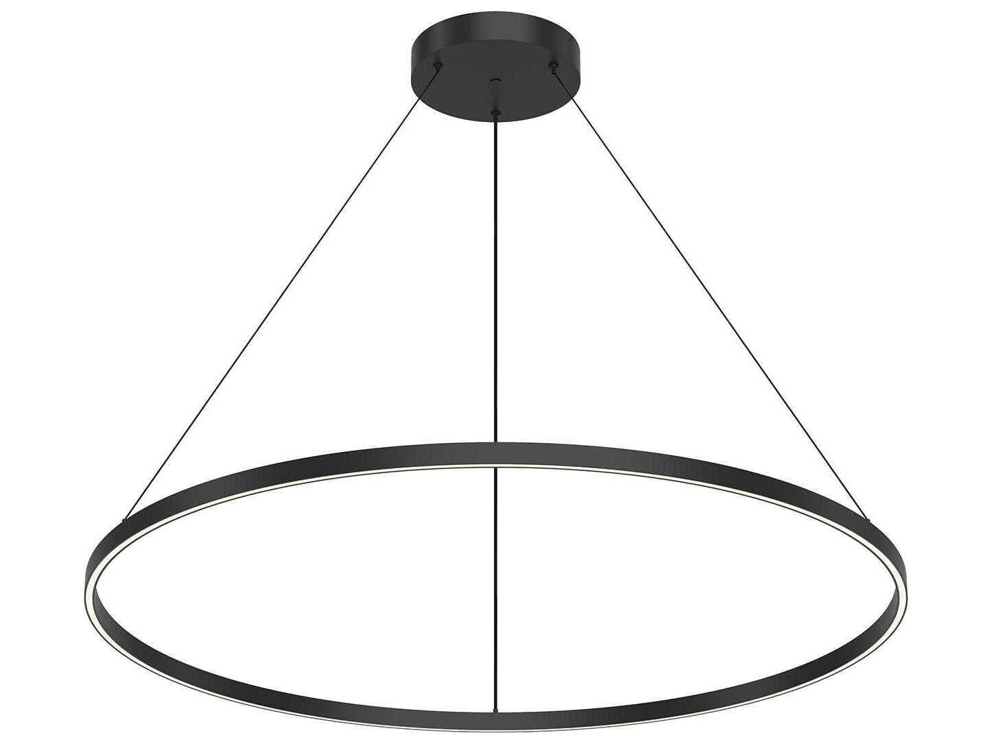 Kuzco Lighting Cerchio Black Round Pendant