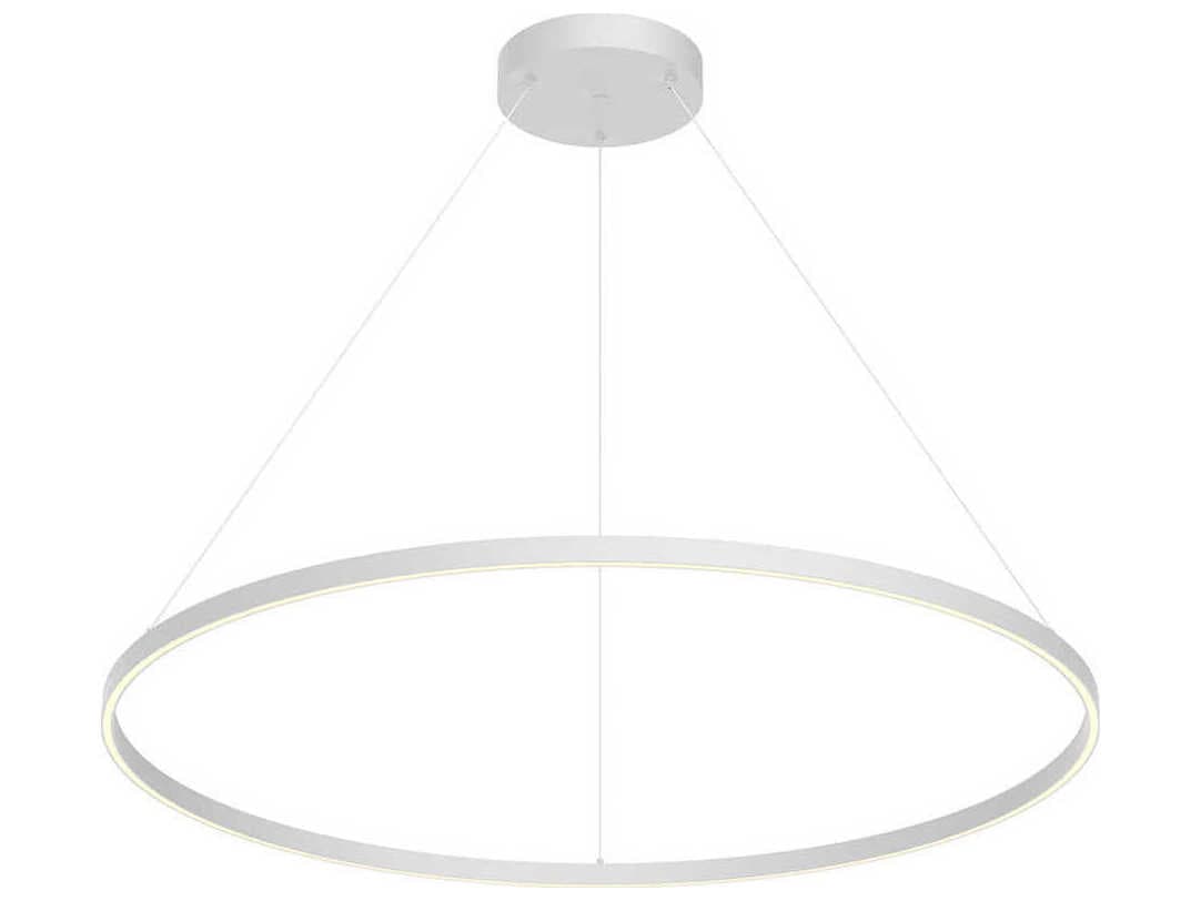 Kuzco Lighting Cerchio White Round Pendant