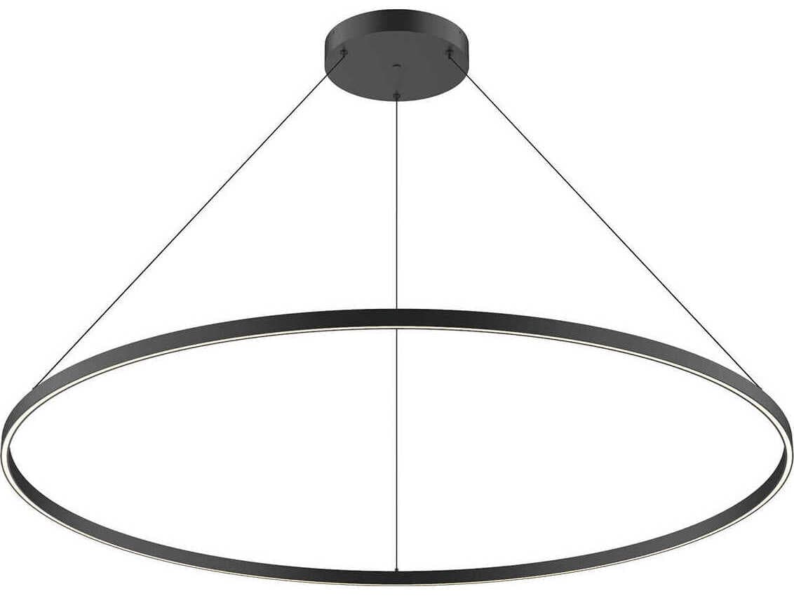 Kuzco Lighting Cerchio Black Round Pendant