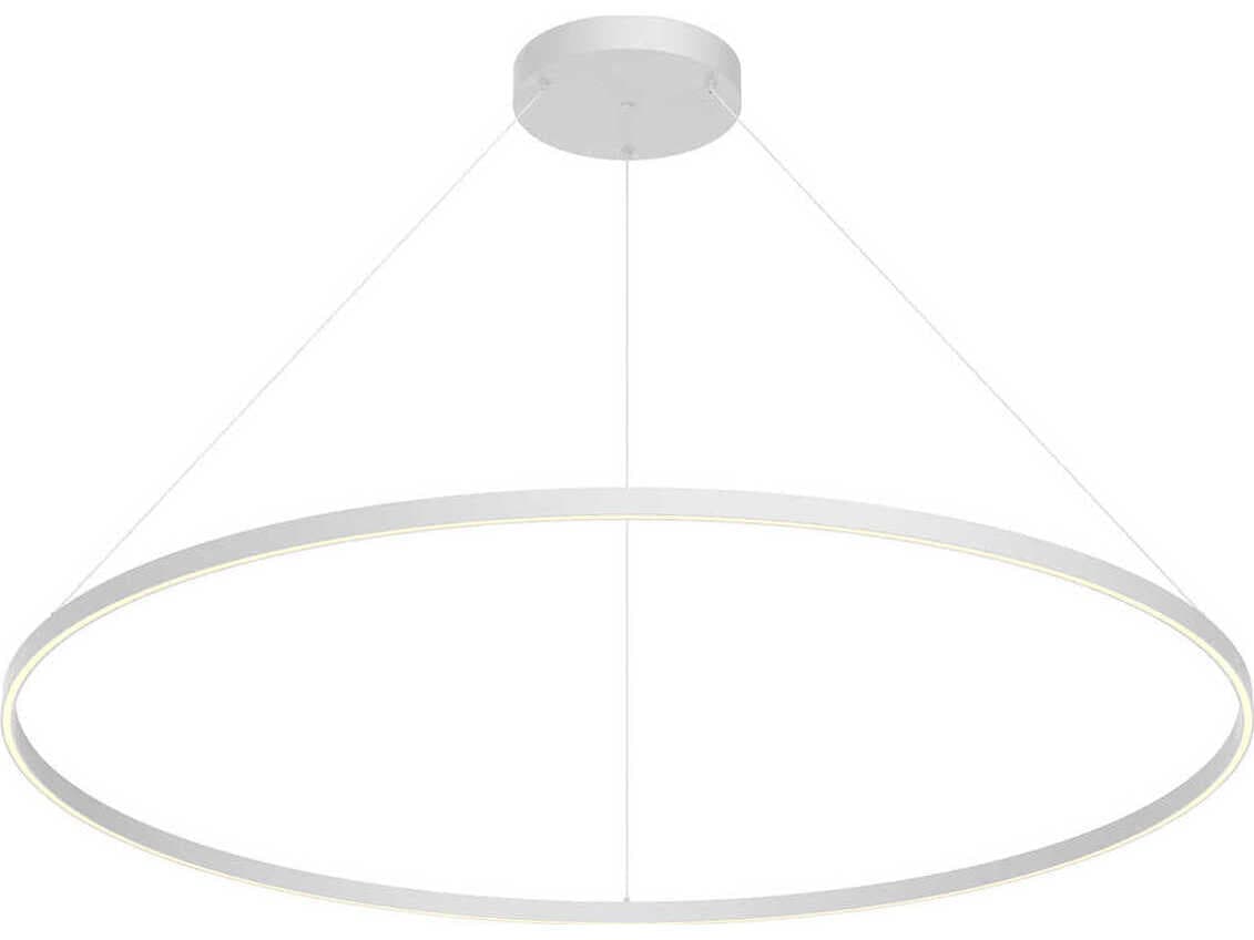 Kuzco Lighting Cerchio White Round Pendant
