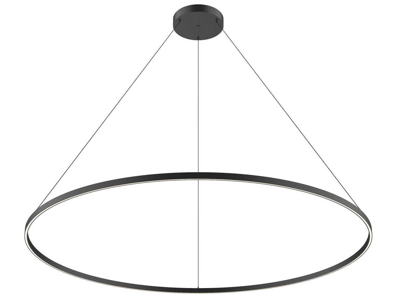 Kuzco Lighting Cerchio Black Round Pendant