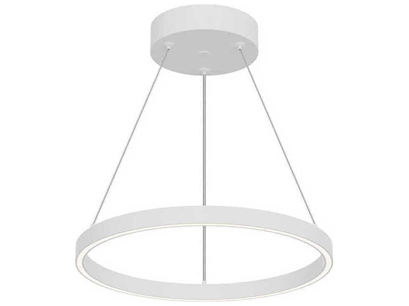 Kuzco Lighting Cerchio White Round Pendant