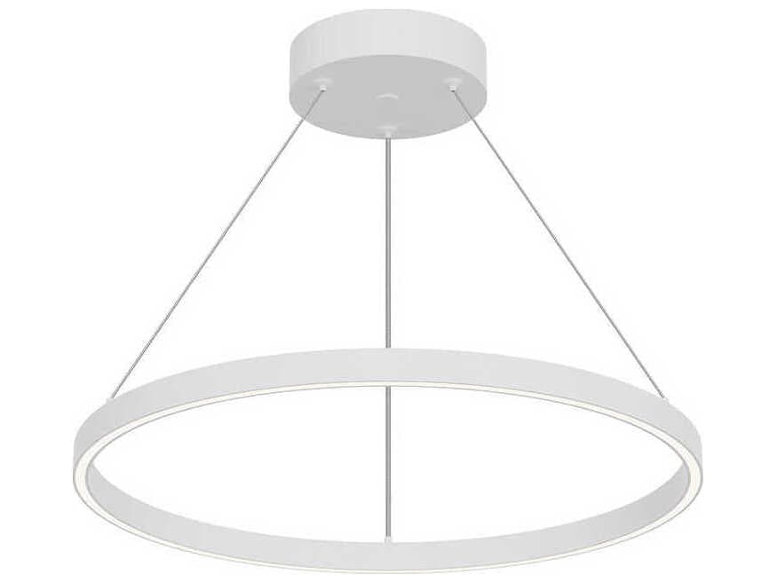 Kuzco Lighting Cerchio White Round Pendant