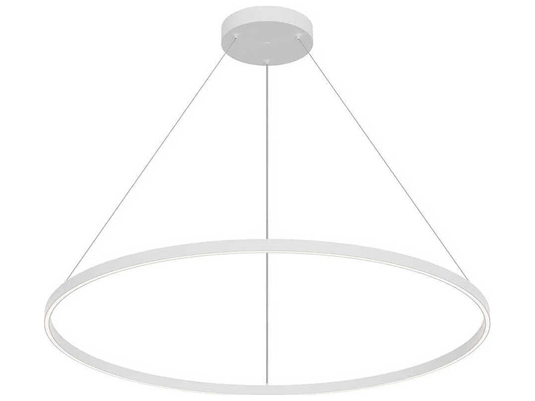 Kuzco Lighting Cerchio White Round Pendant