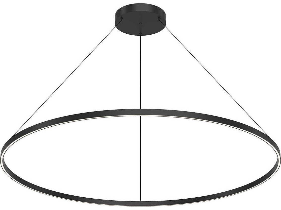 Kuzco Lighting Cerchio Black Round Pendant