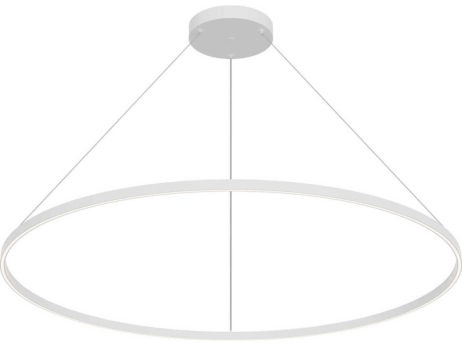 Kuzco Lighting Cerchio White Round Pendant