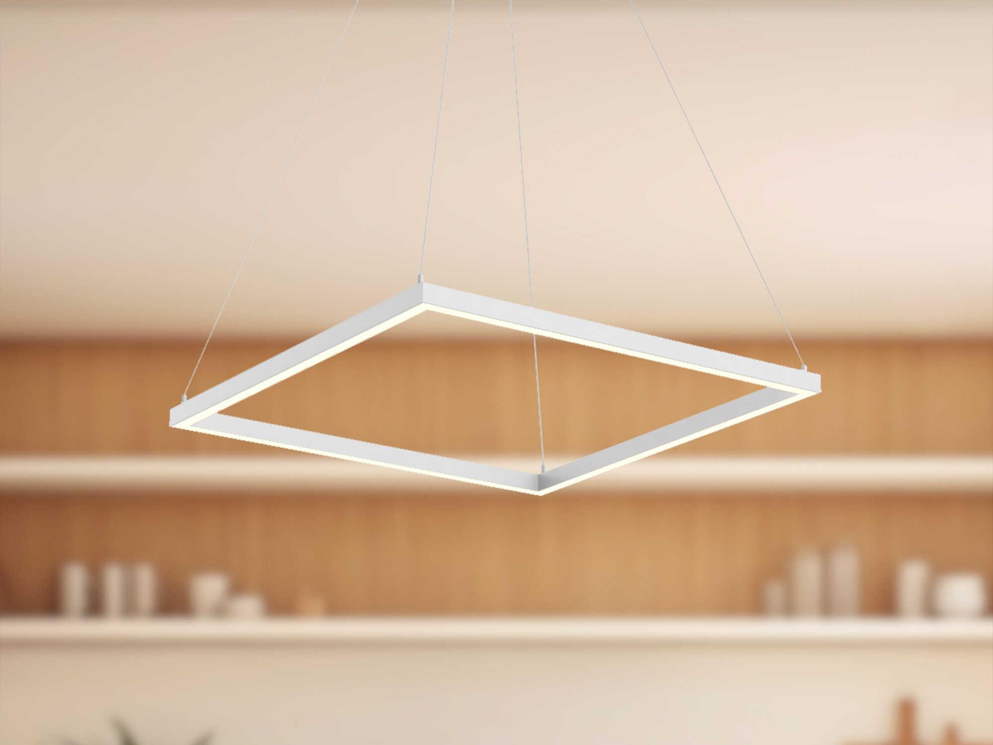 Kuzco Lighting Piazza White Linear Pendant