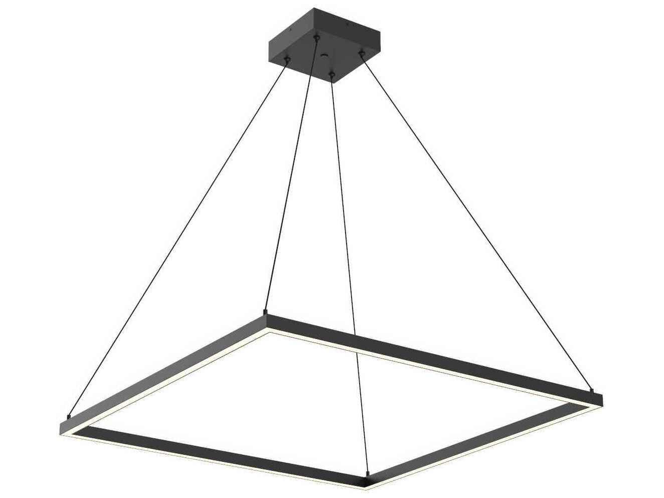 Kuzco Lighting Piazza Black Linear Pendant