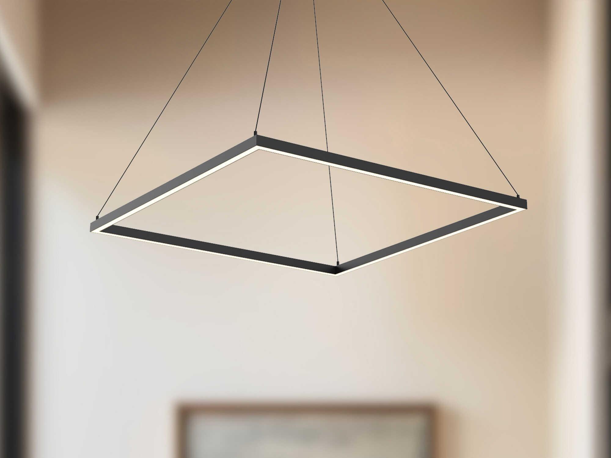 Kuzco Lighting Piazza Black Linear Pendant