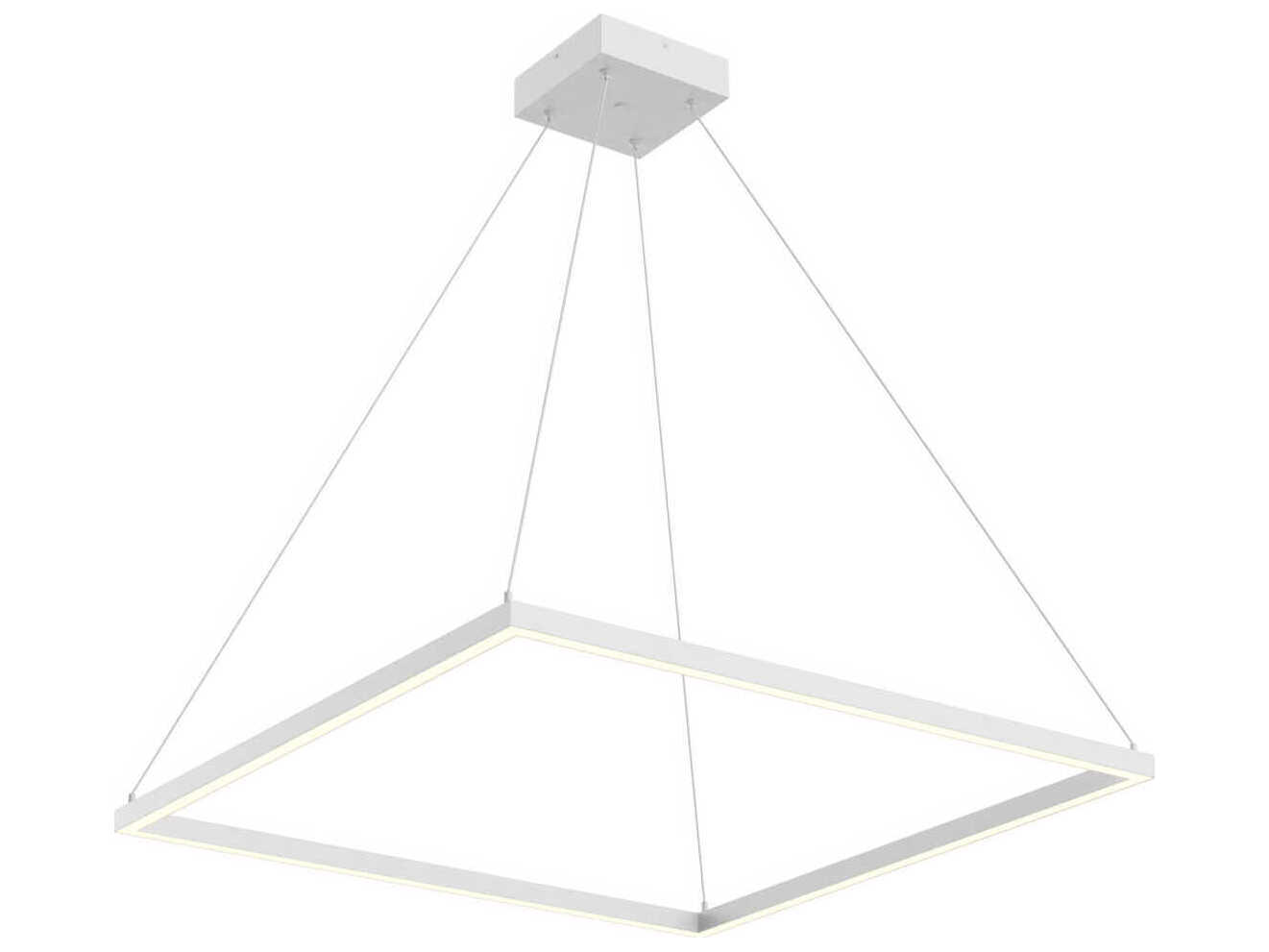 Kuzco Lighting Piazza White Linear Pendant