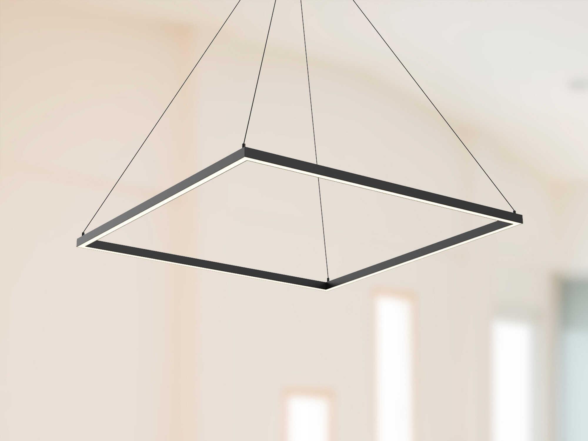 Kuzco Lighting Piazza Black Linear Pendant