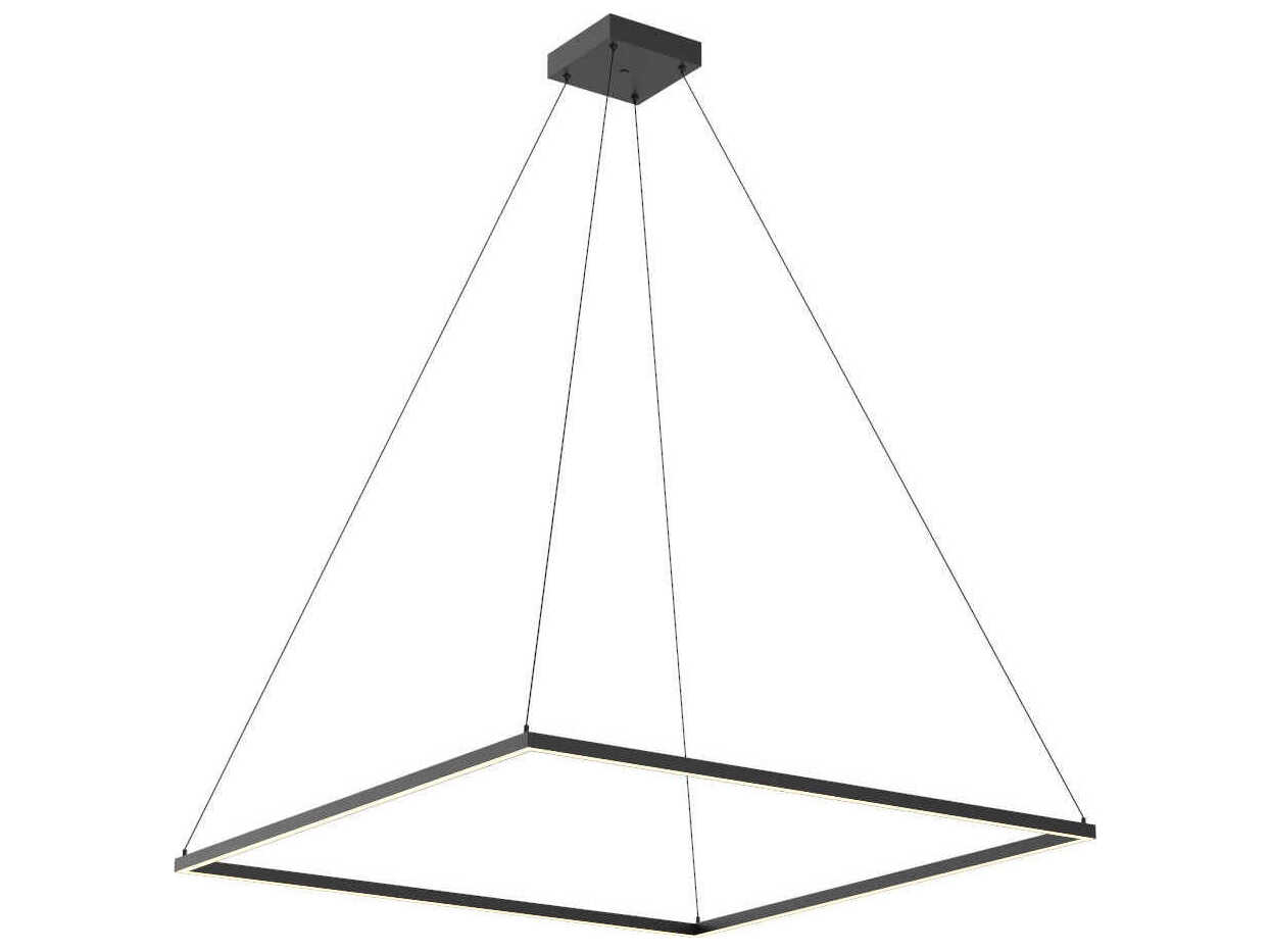 Kuzco Lighting Piazza Black Linear Pendant