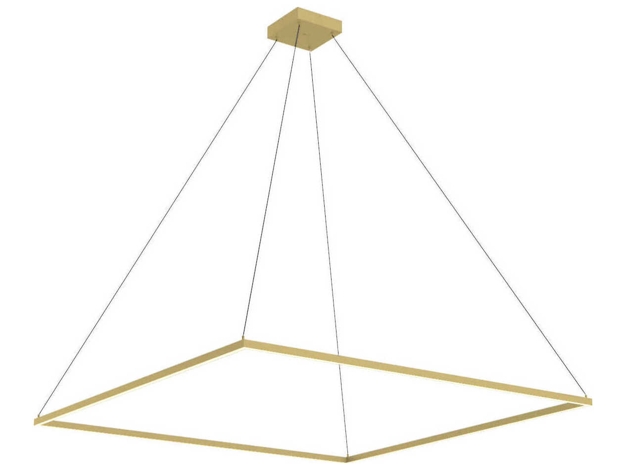 Kuzco Lighting Piazza Brushed Gold Linear Pendant