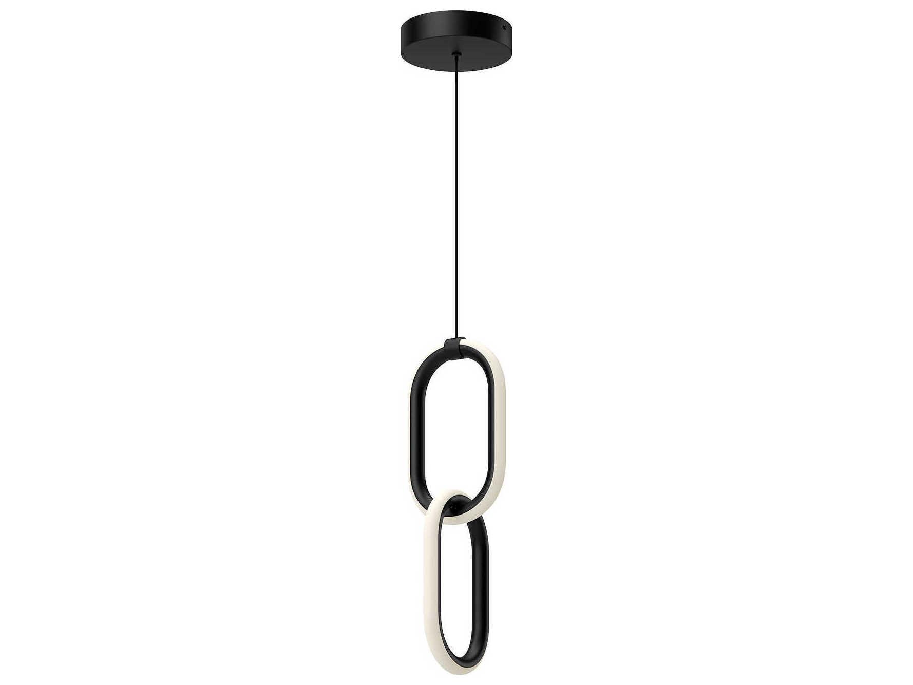 Kuzco Lighting Airen Black Geometric Mini Pendant