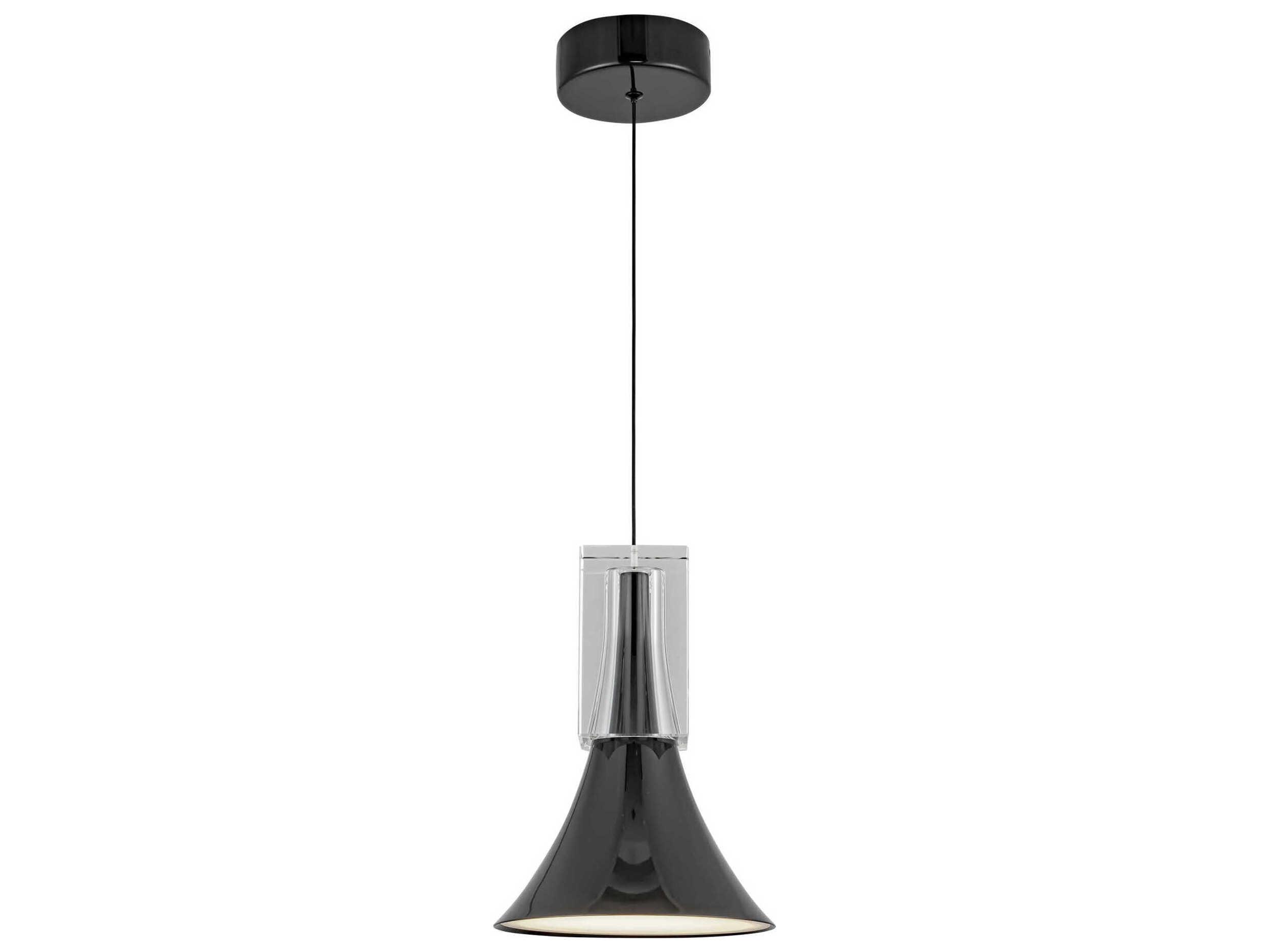Kuzco Lighting Floe Glossy Black Mini Pendant