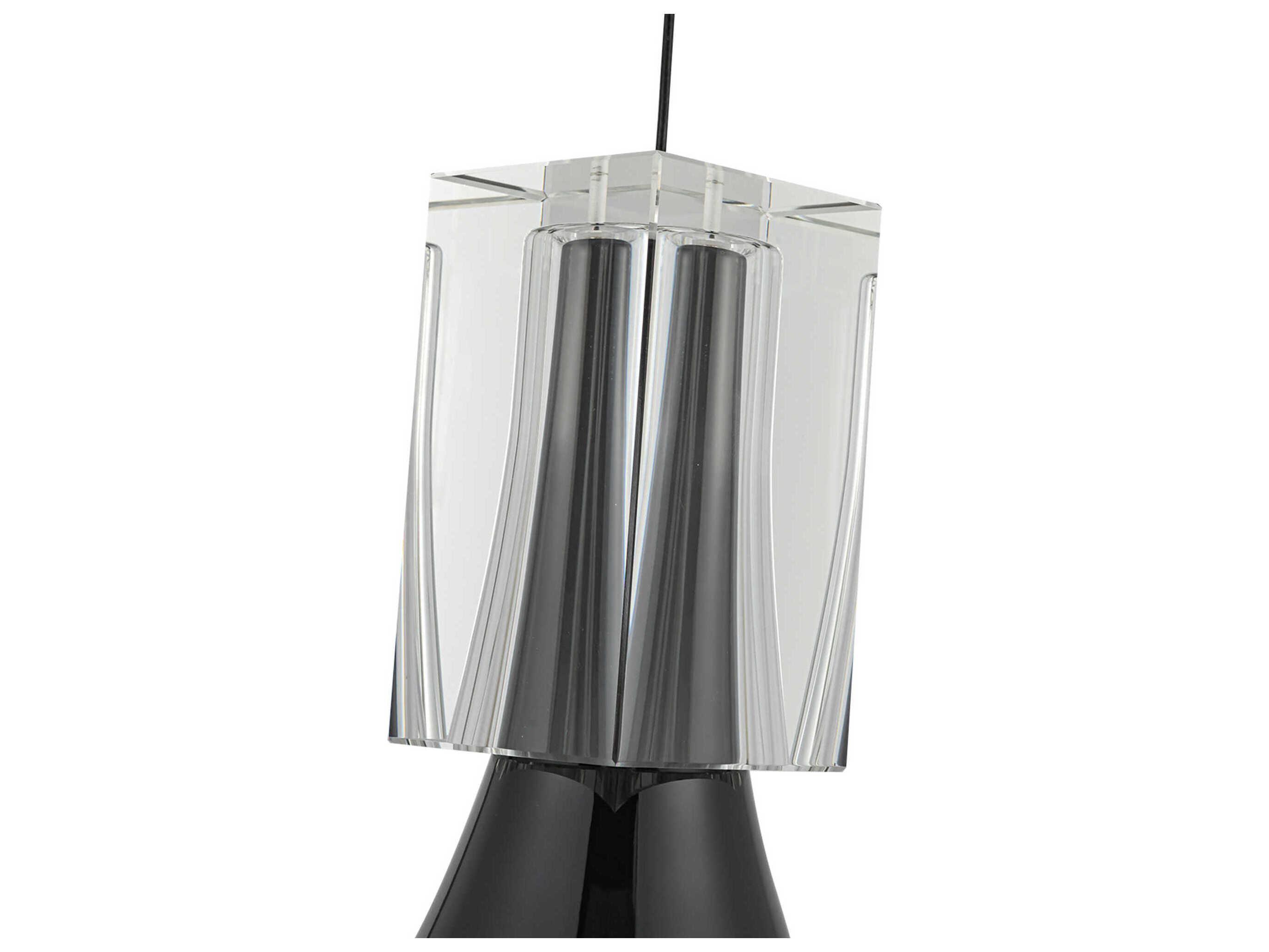 Kuzco Lighting Floe Glossy Black Mini Pendant
