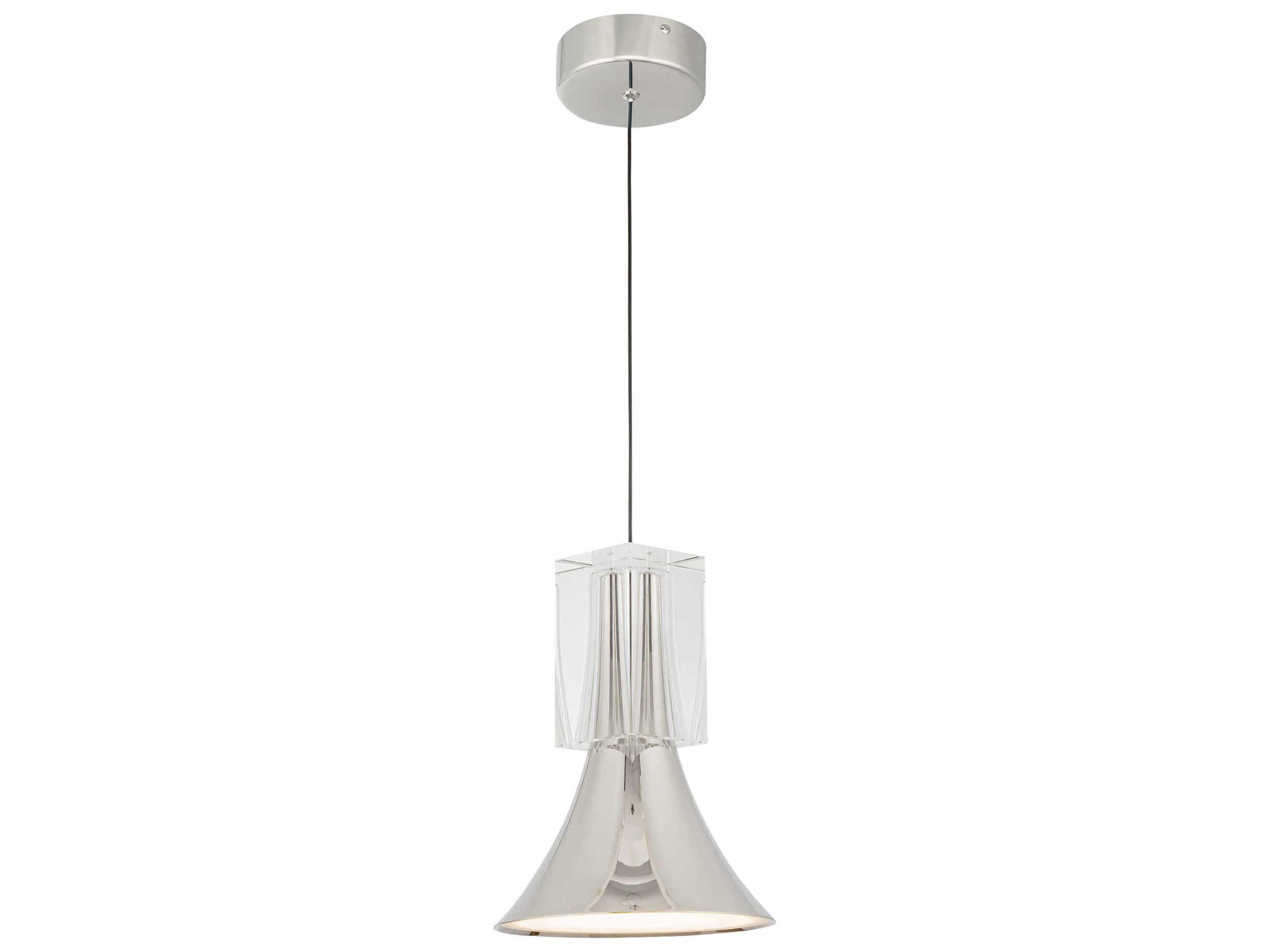 Kuzco Lighting Floe Polished Nickel Mini Pendant
