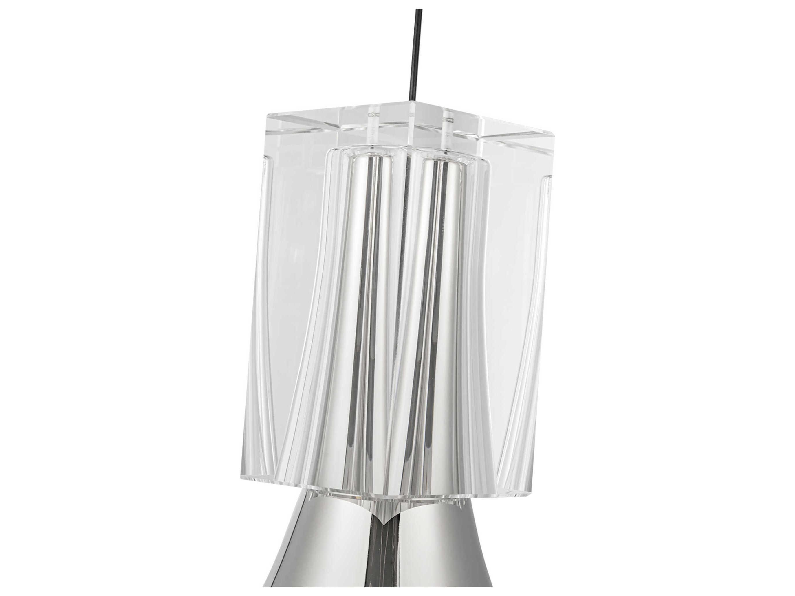 Kuzco Lighting Floe Polished Nickel Mini Pendant