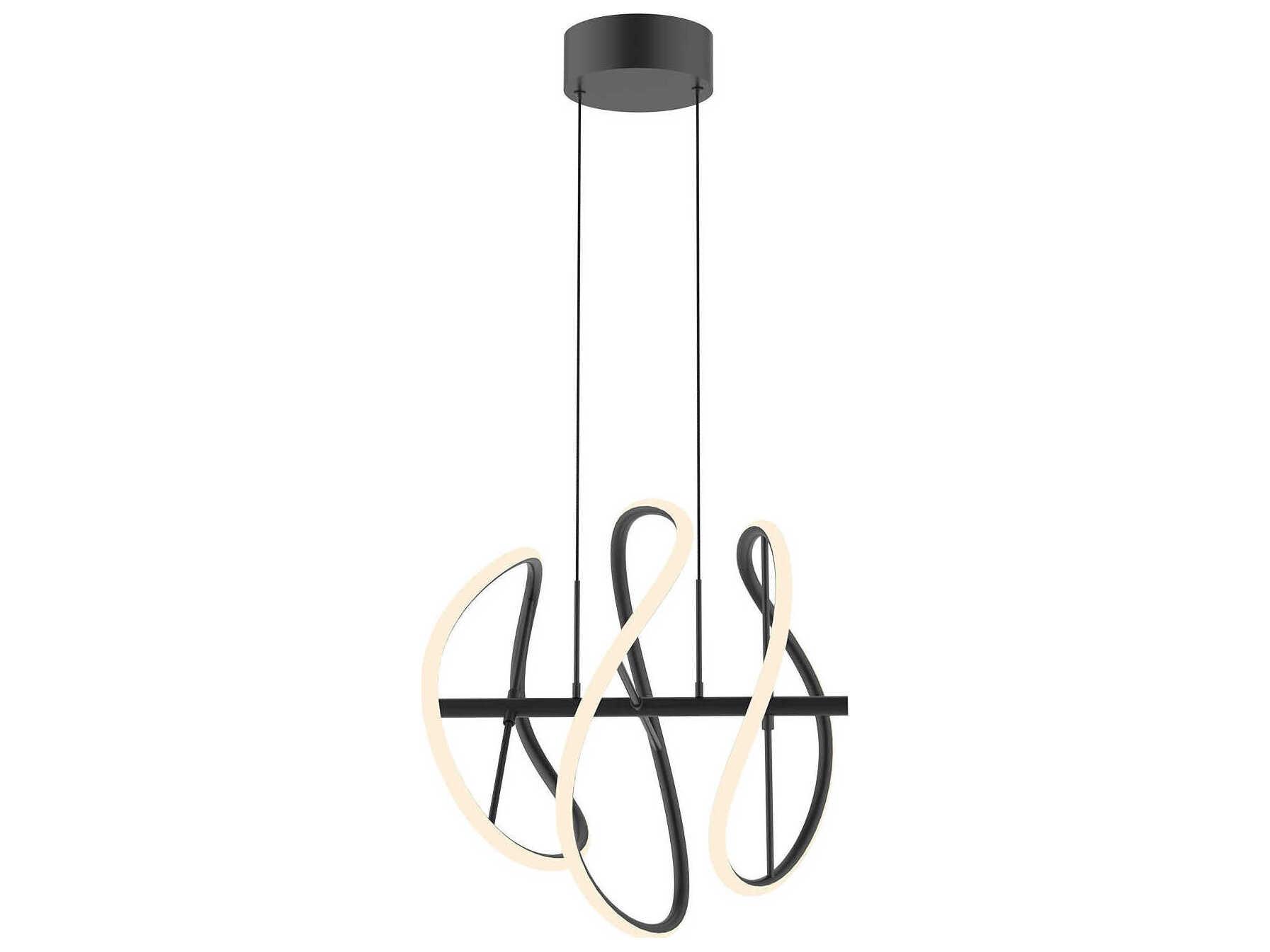 Kuzco Lighting Collide Black Mini Pendant