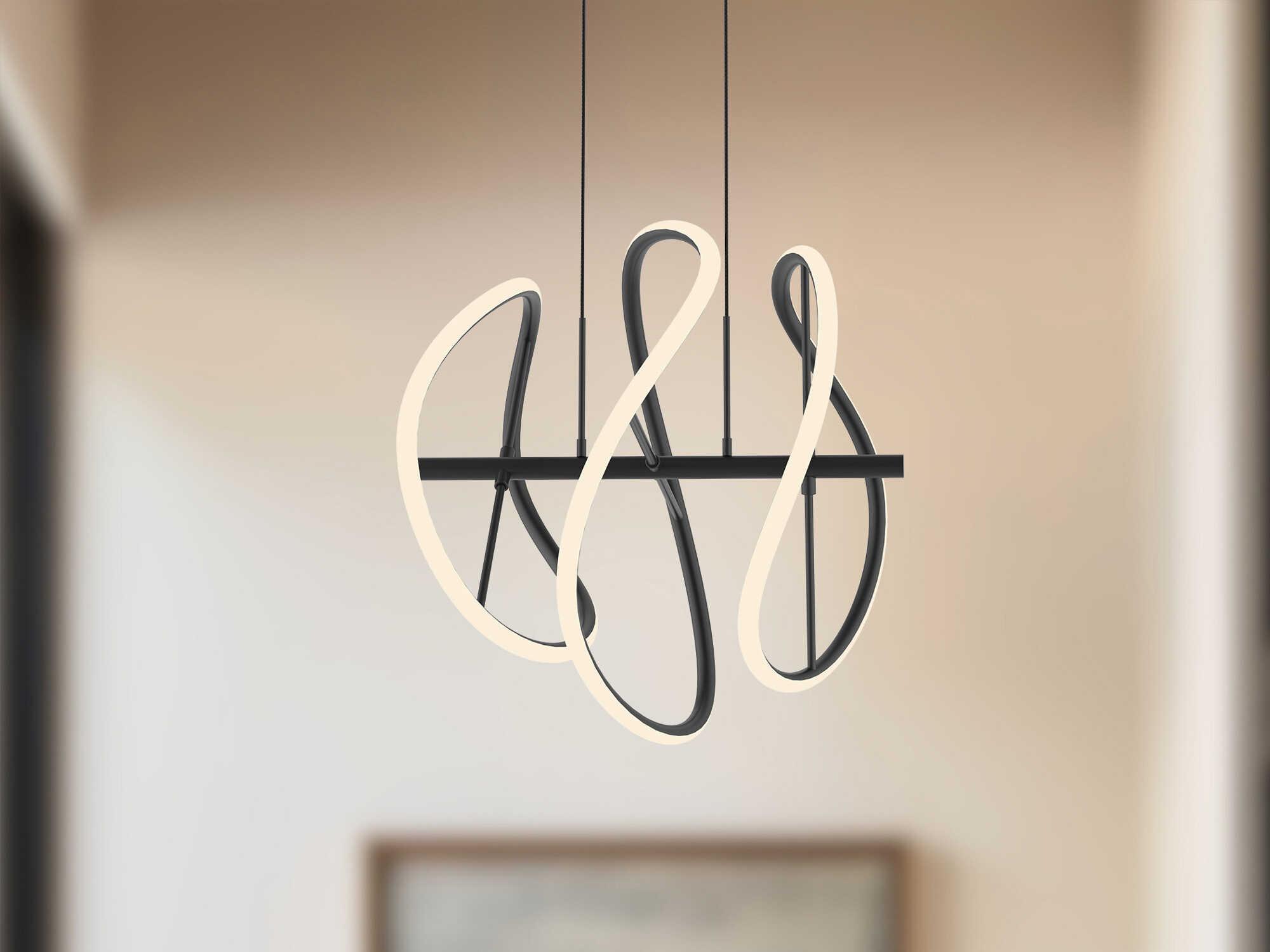 Kuzco Lighting Collide Black Mini Pendant