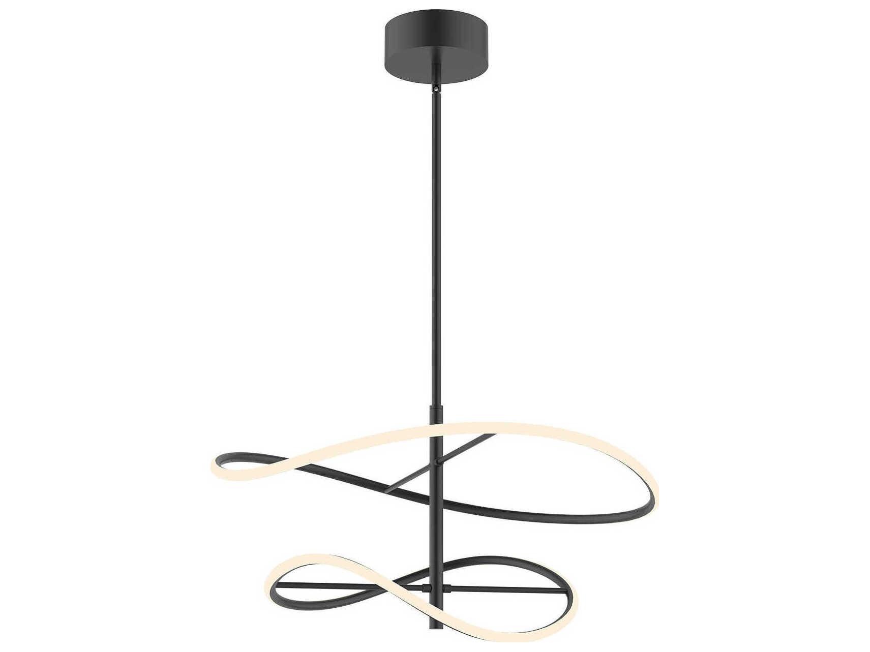 Kuzco Lighting Collide Black Pendant