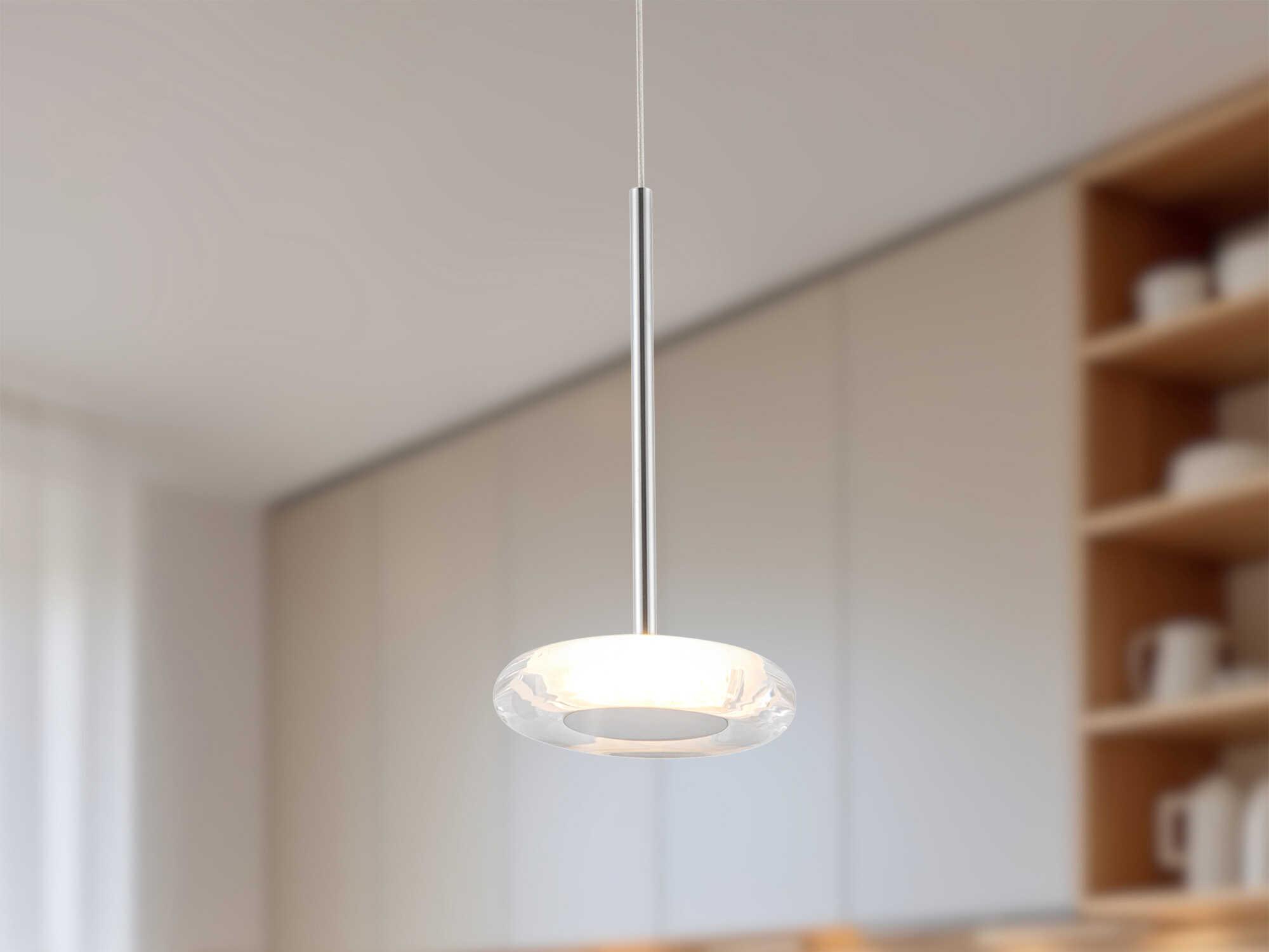 Kuzco Lighting Stephord Chrome Round Mini Pendant